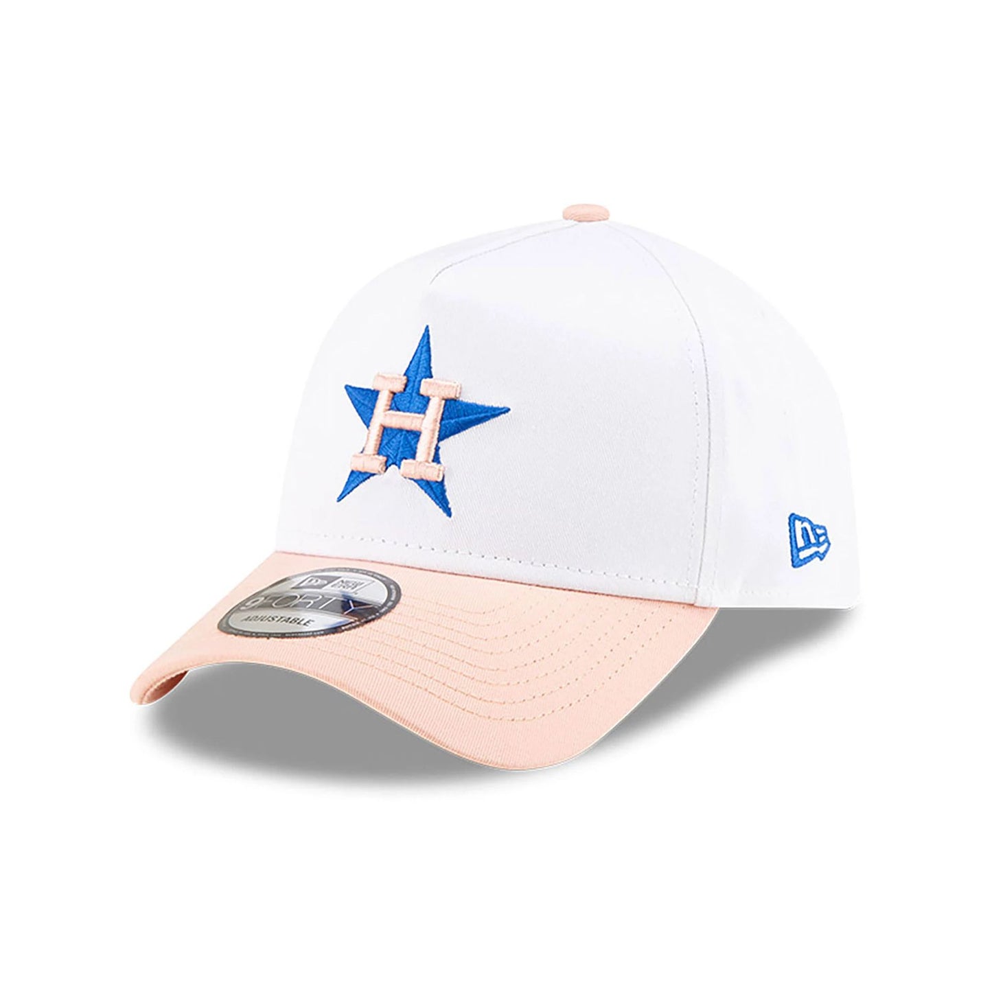 This is a Houston Astros MLB Pastel White 9FORTY A-Frame Adjustable Cap 4