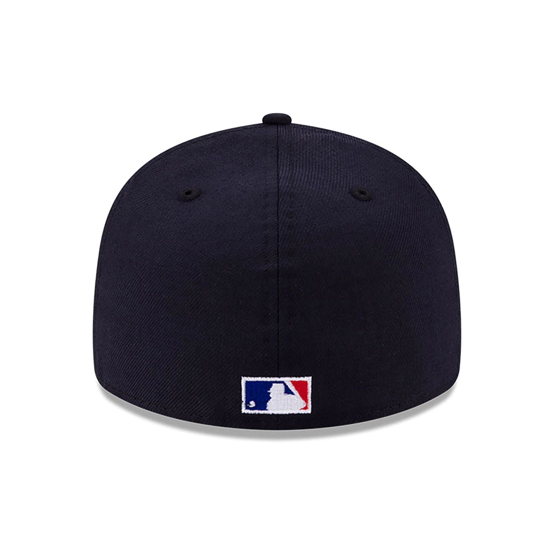 This is a New York Yankees MLB Team Logo Navy Low Profile 59FIFTY Fitted Cap 5