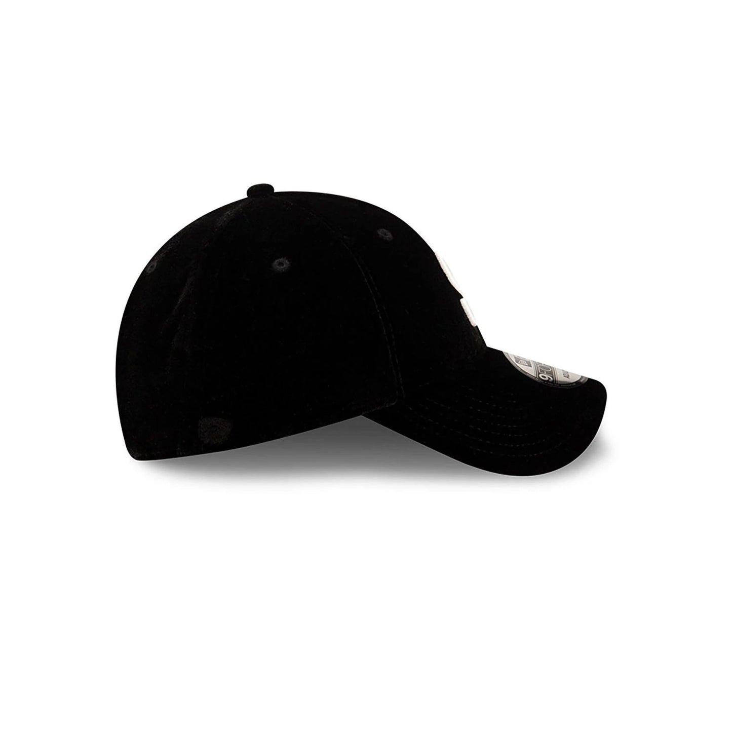 This is a New Era x Tony Delfino Velvet Black 9FORTY Adjustable Cap 6