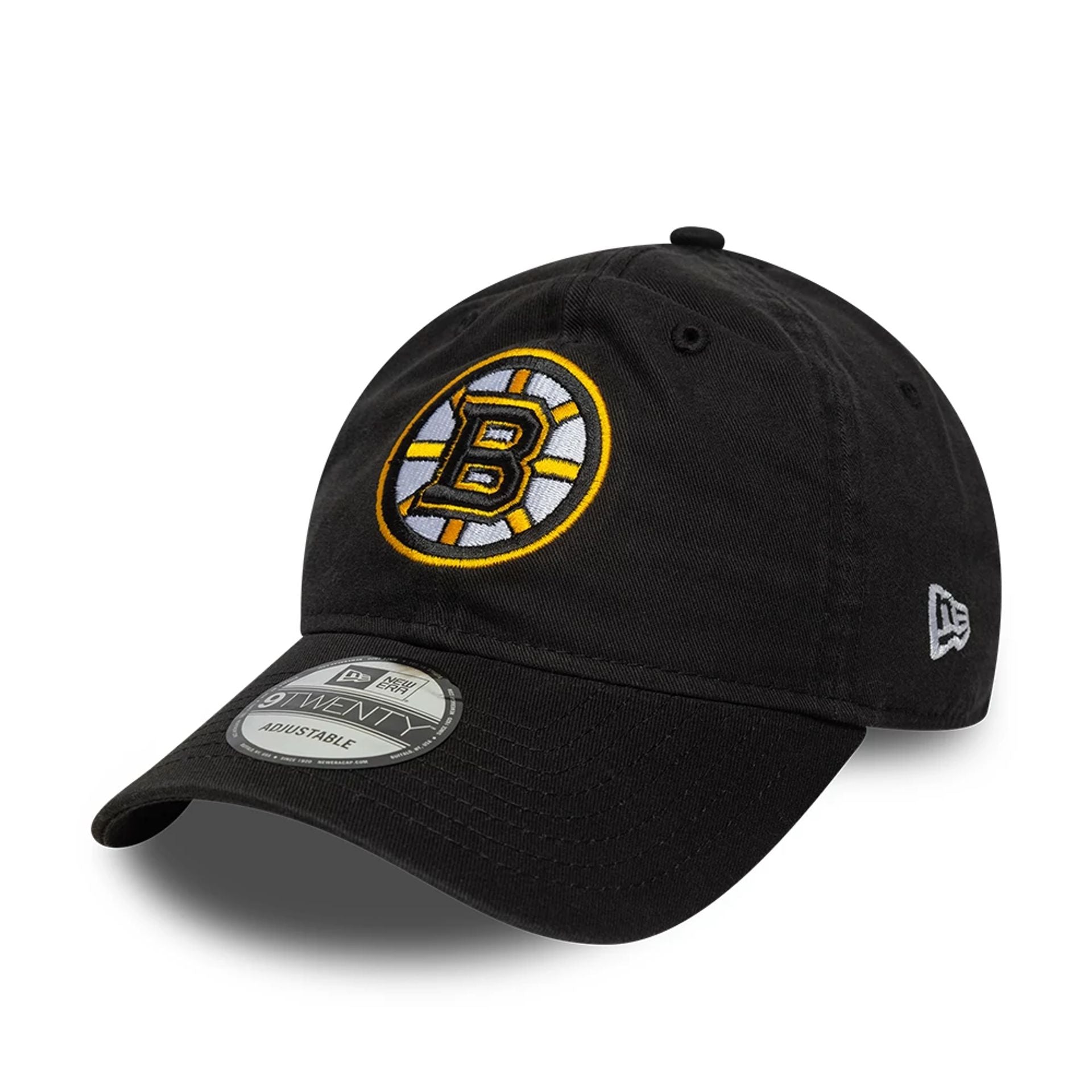 This is a Boston Bruins NHL Black 9TWENTY Adjustable Cap 1