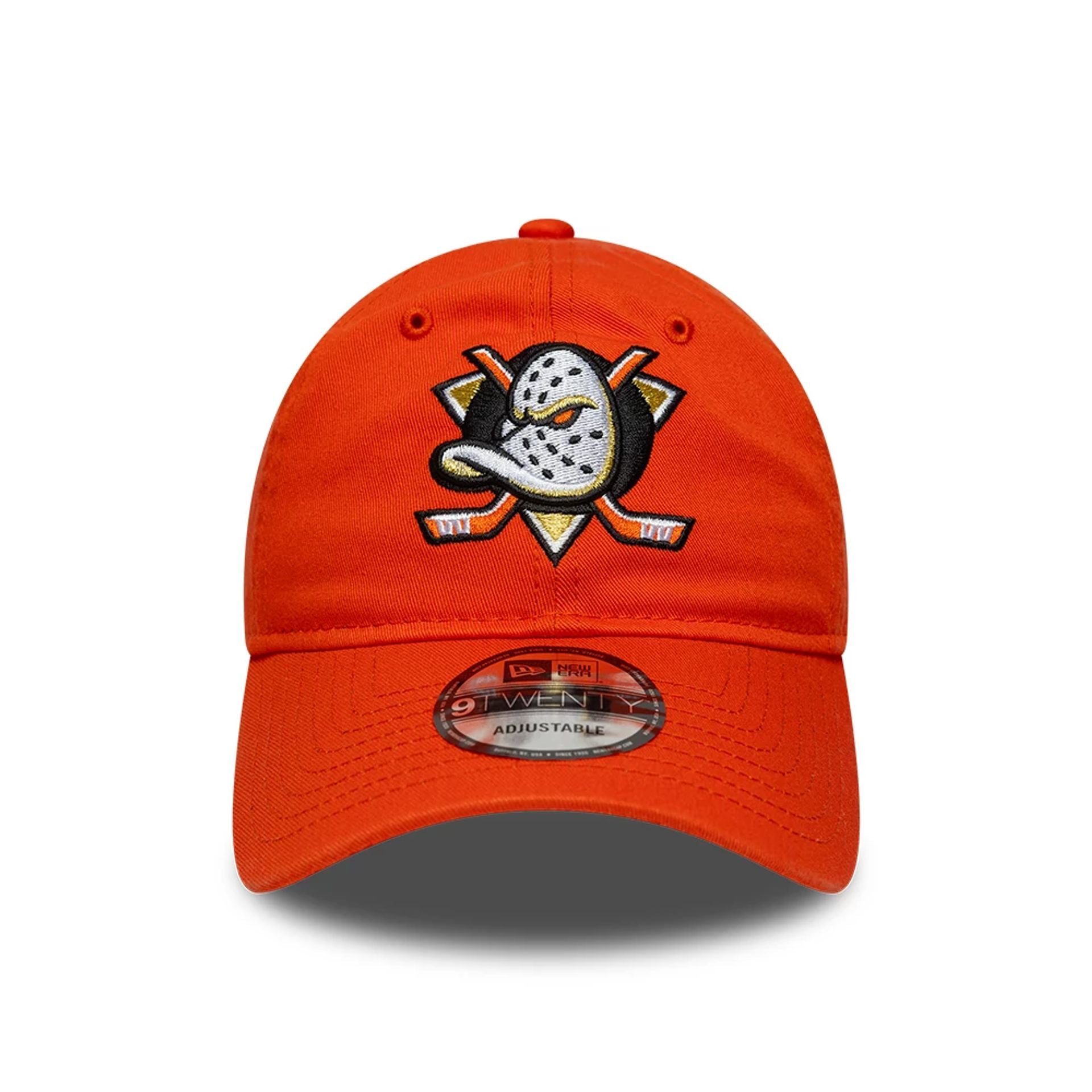 This is a Anaheim Ducks NHL Orange 9TWENTY Adjustable Cap 2