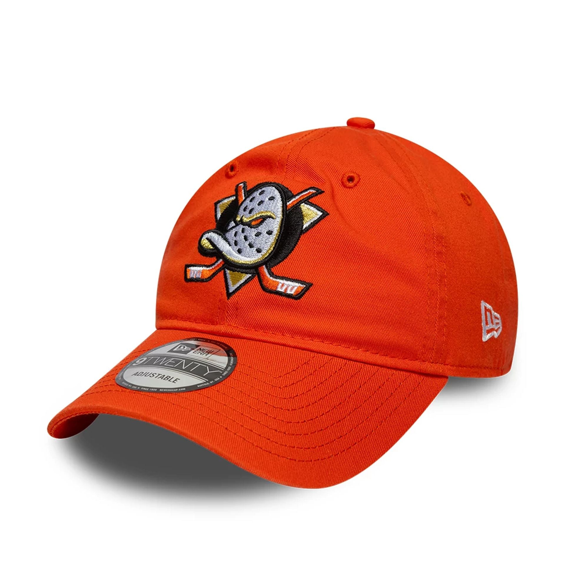 This is a Anaheim Ducks NHL Orange 9TWENTY Adjustable Cap 1