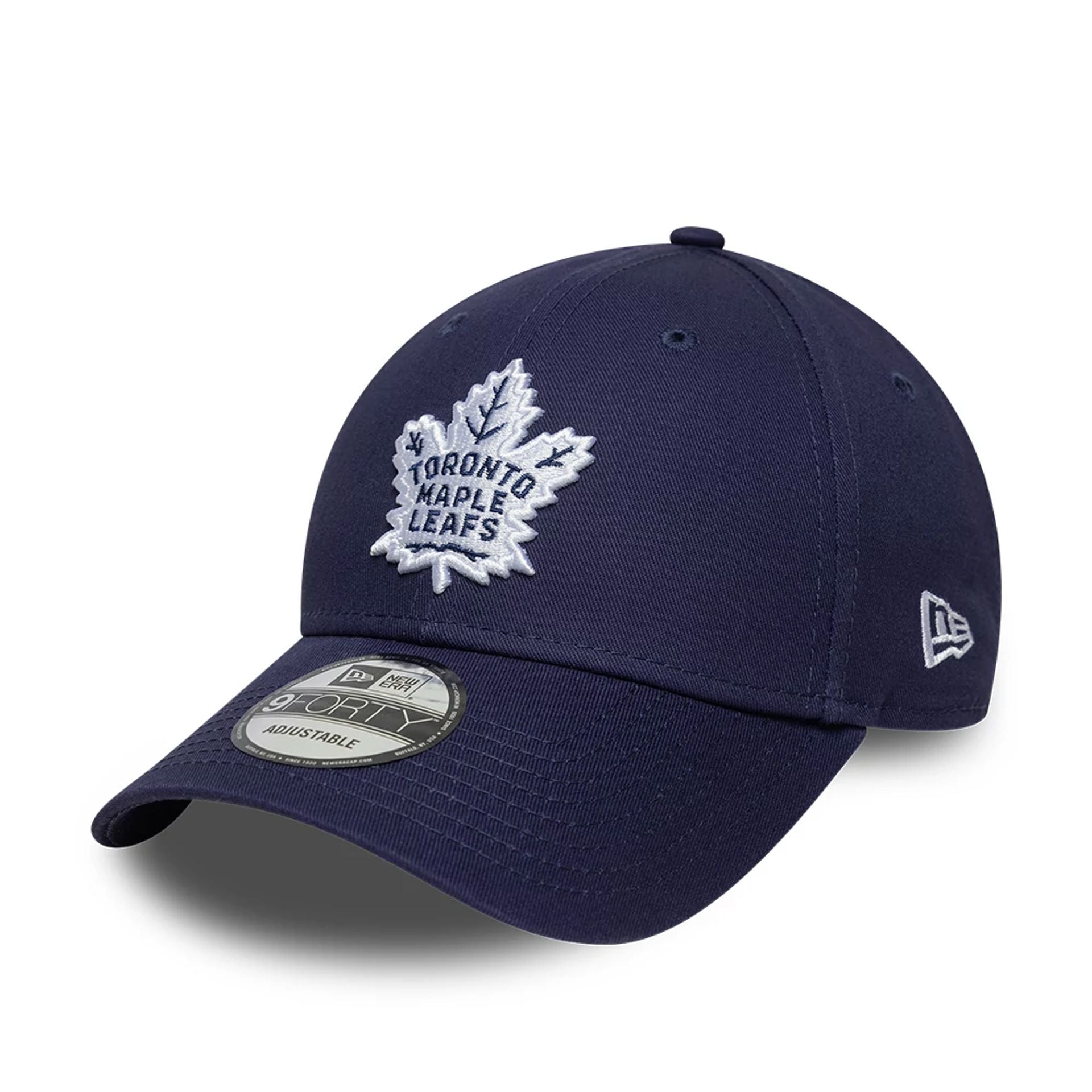 This is a Toronto Maple Leafs NHL Navy 9FORTY Adjustable Cap 1