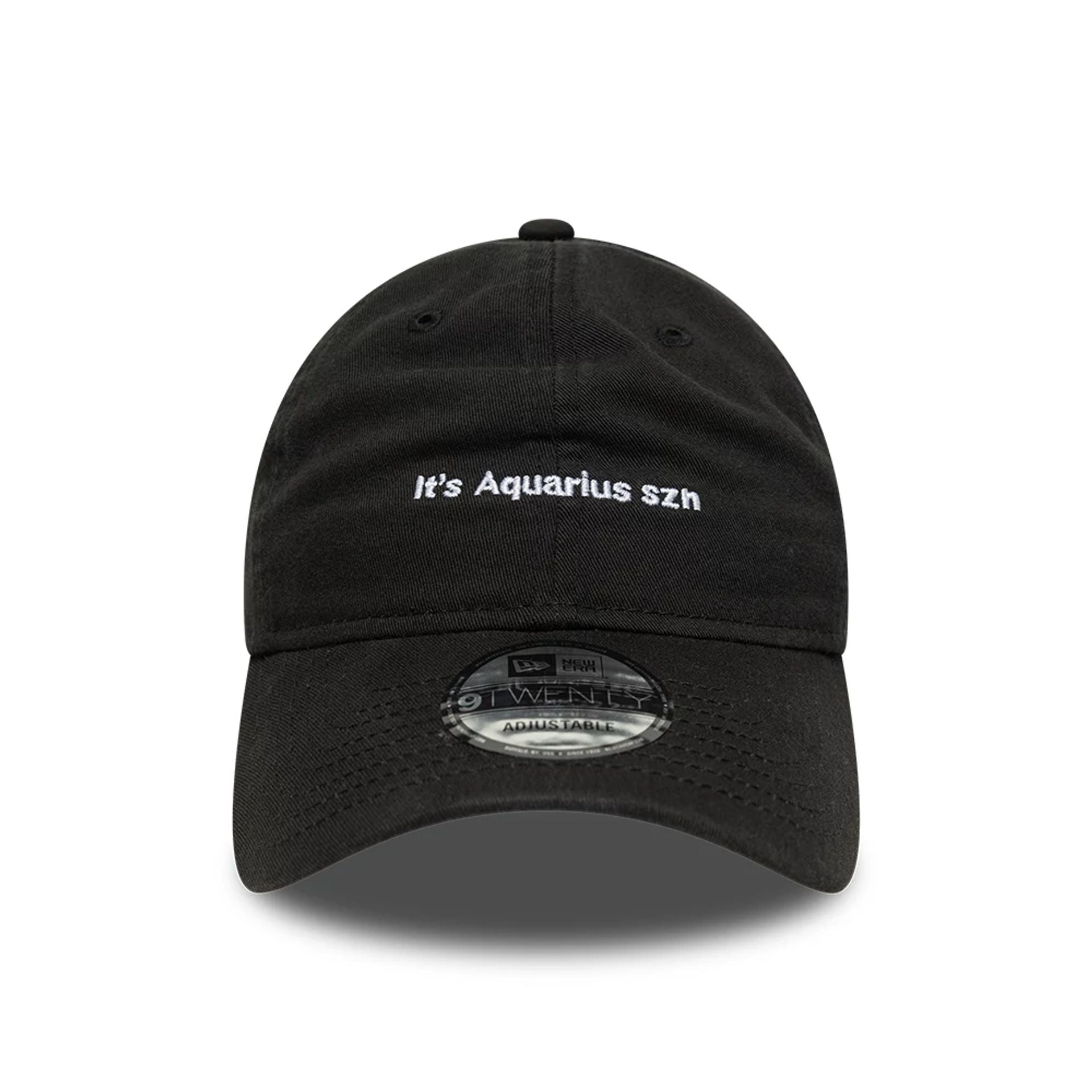 This is a New Era Zodiac Aquarius Black 9TWENTY Adjustable Cap 2