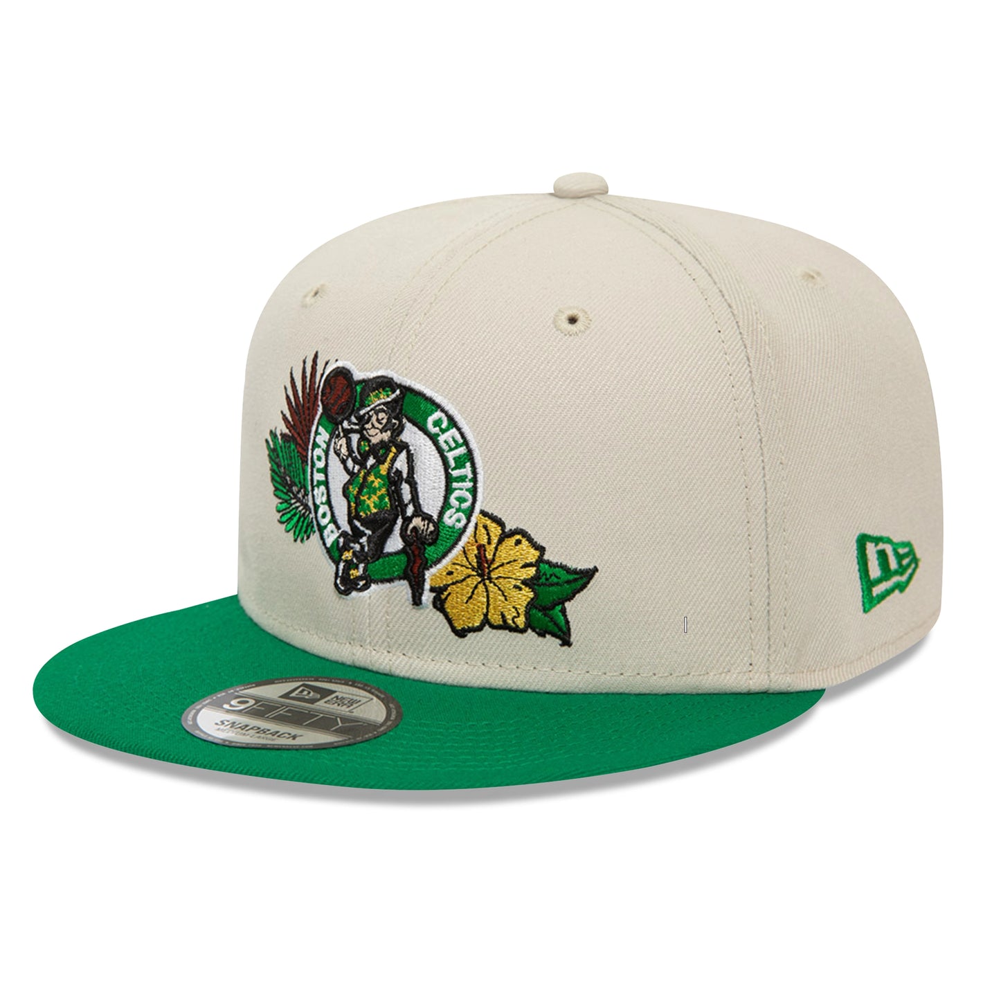 9fifty cream and green cap