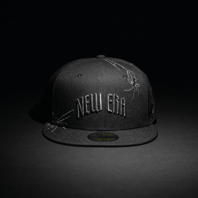 new era black spiderweb cap