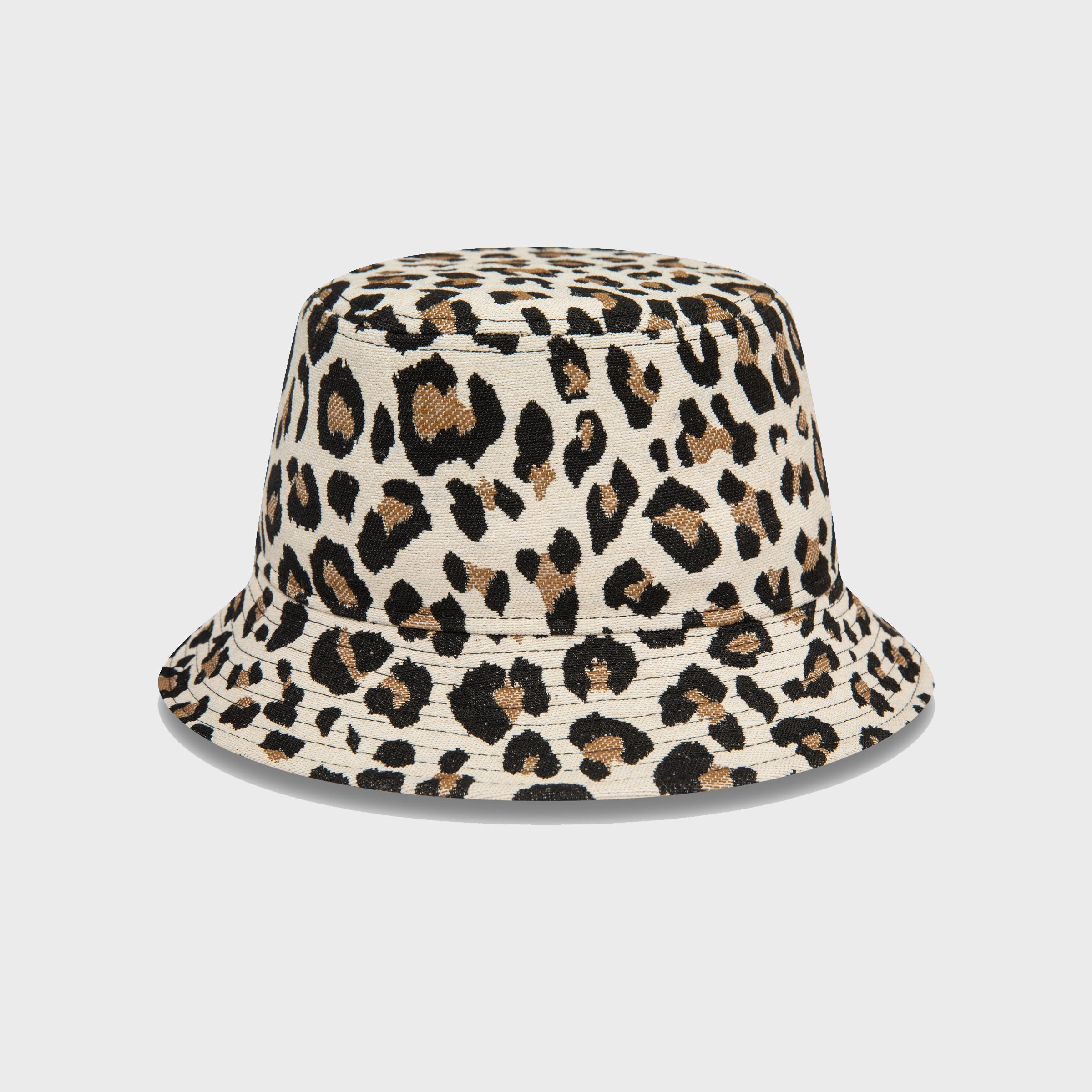 womens leopard print bucket hat for nav