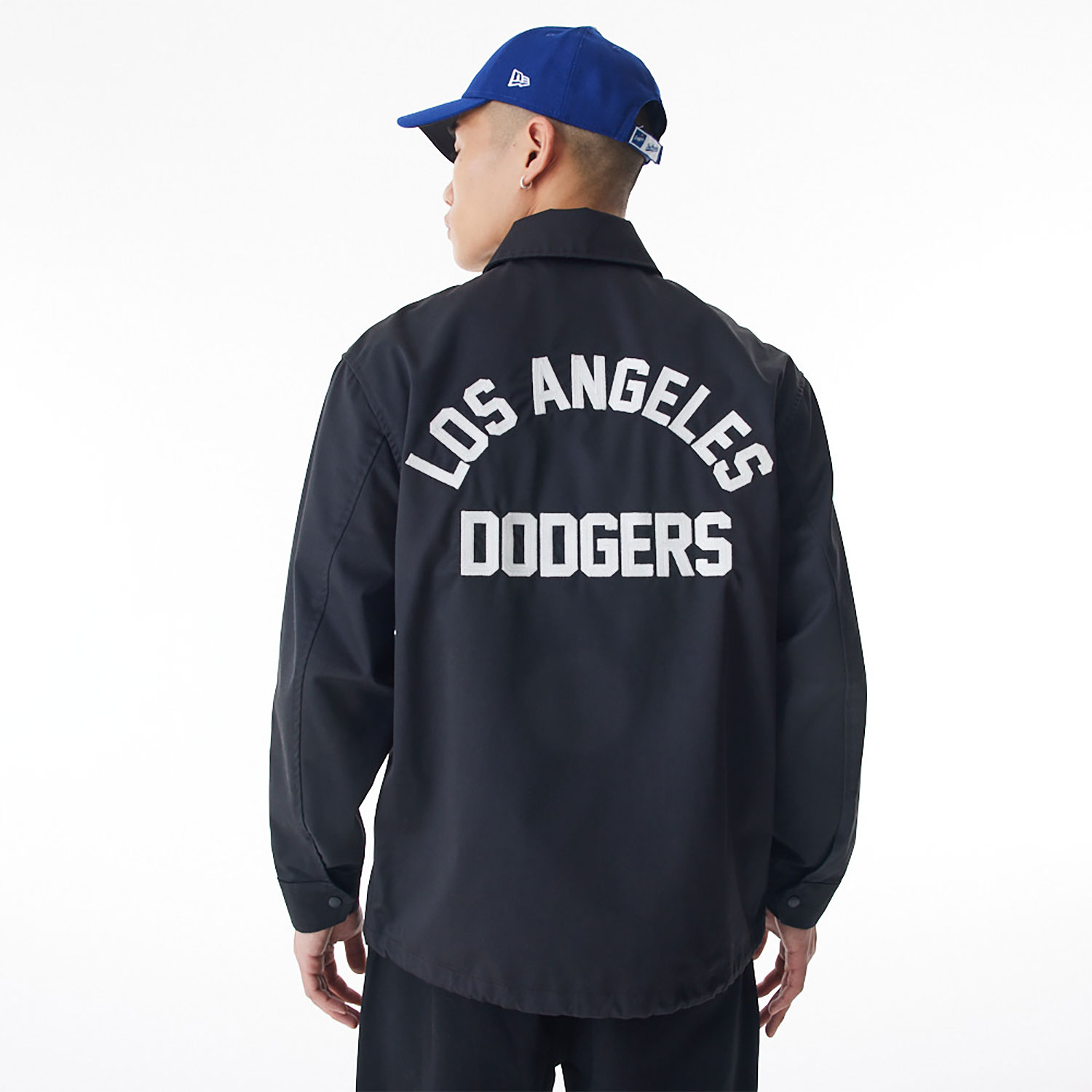 LA Dodgers New Era Korea MLB Coach Black Jacket