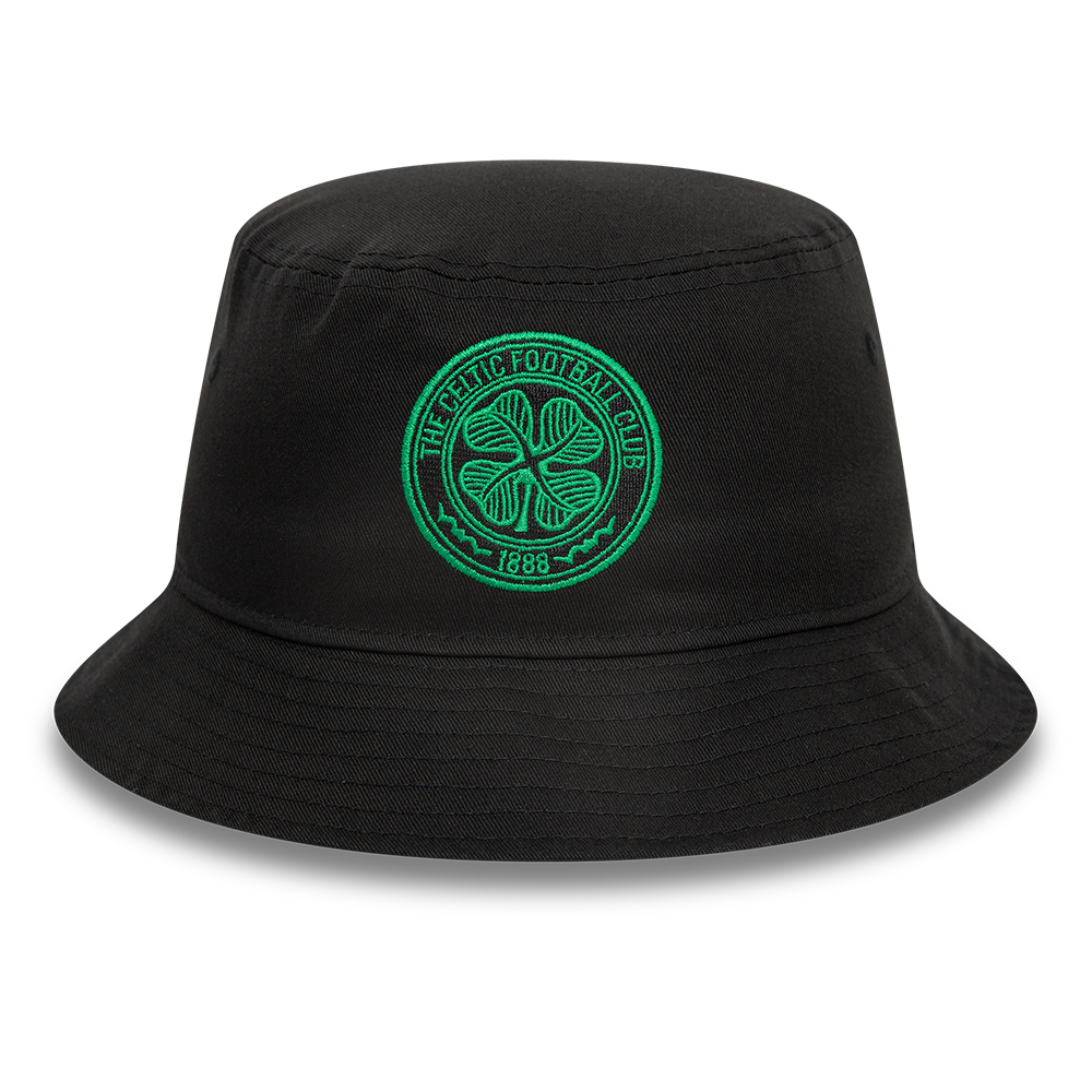 Celtic FC Essential Tonal Black Bucket Hat
