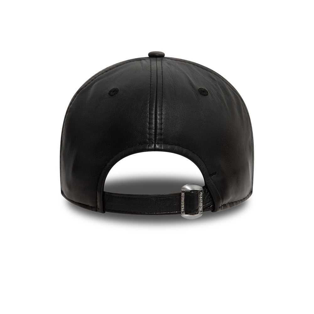 New York Yankees MLB Leather Black 9FORTY Adjustable Cap