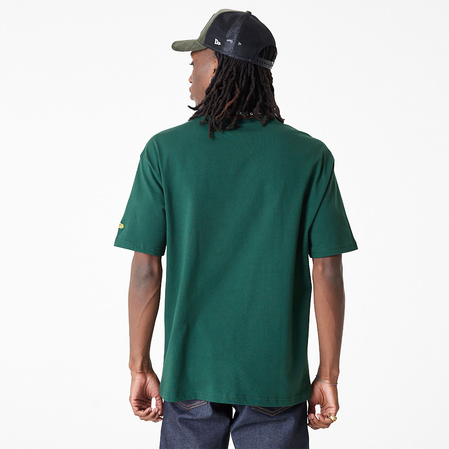 New Era Lifestyle Green Oversized T-Shirt