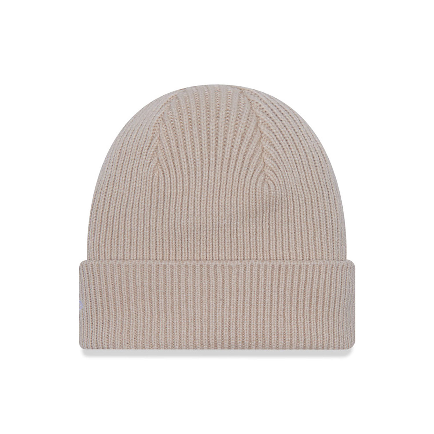 New Era Wool Light Beige Cuff Knit Beanie Hat
