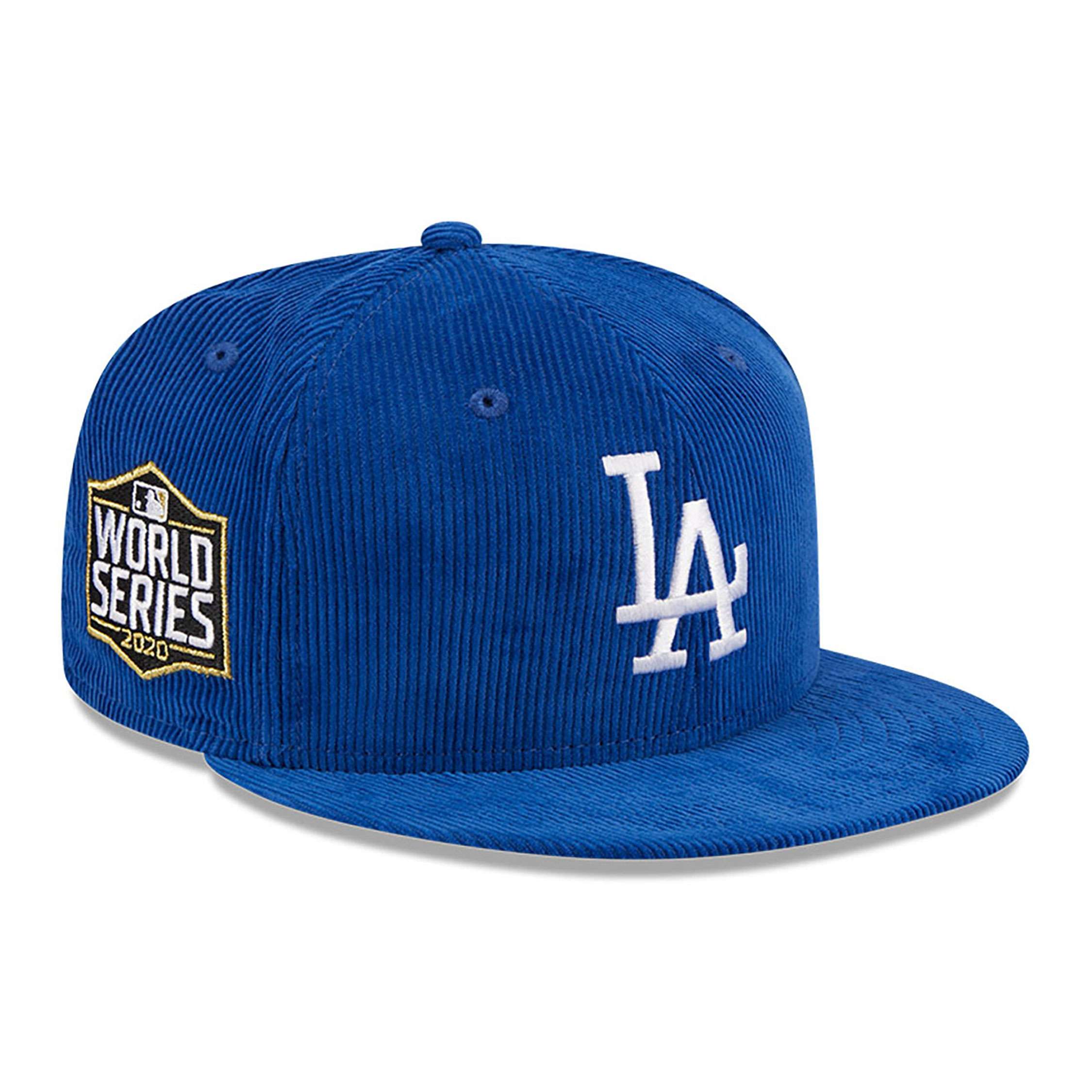 LA Dodgers Throwback Cord Blue 59FIFTY Fitted Cap