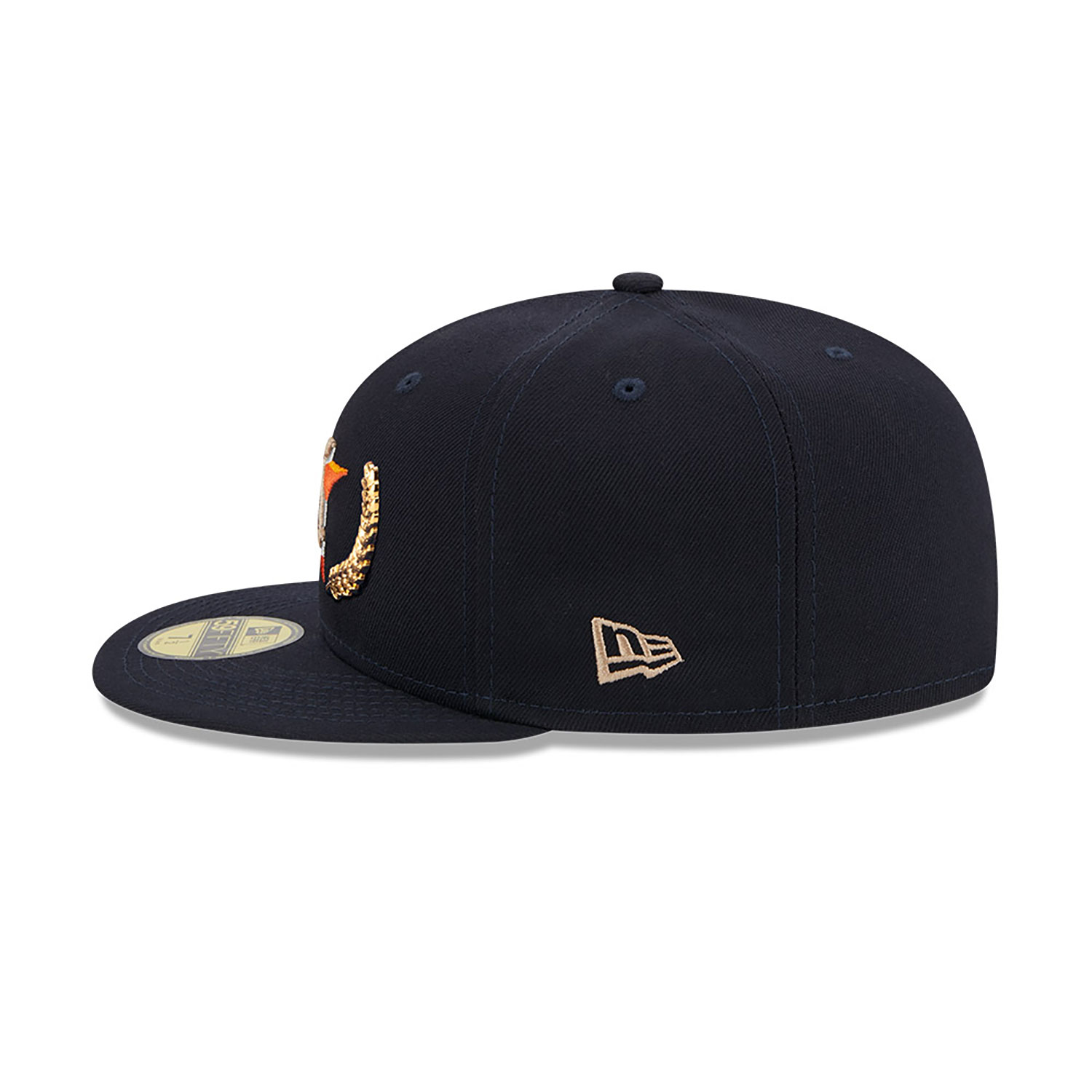 Houston Astros Gold Leaf Navy 59FIFTY Fitted Cap