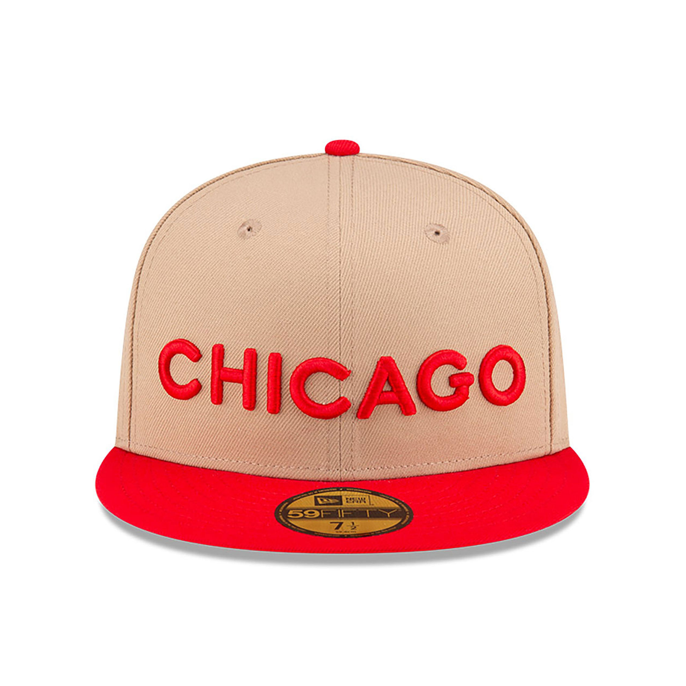 Chicago Bulls NBA City Edition Beige 59FIFTY Fitted Cap