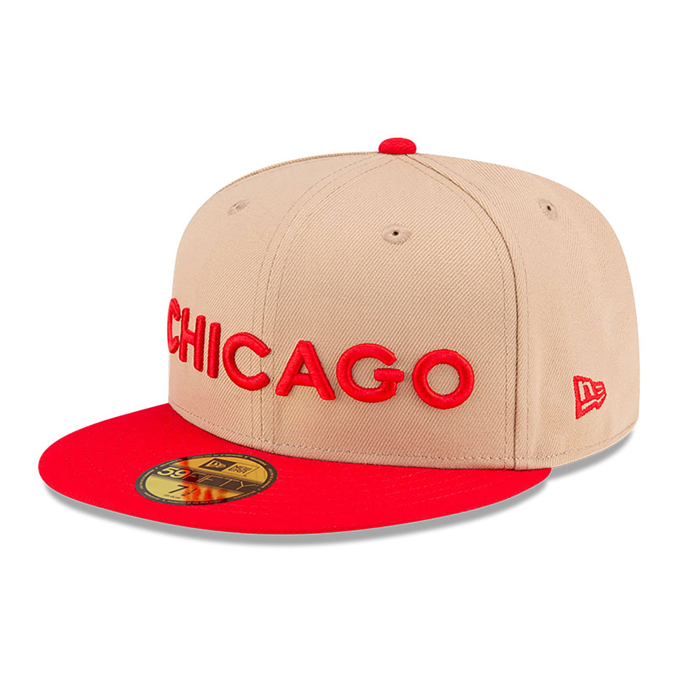 Chicago Bulls NBA City Edition Beige 59FIFTY Fitted Cap