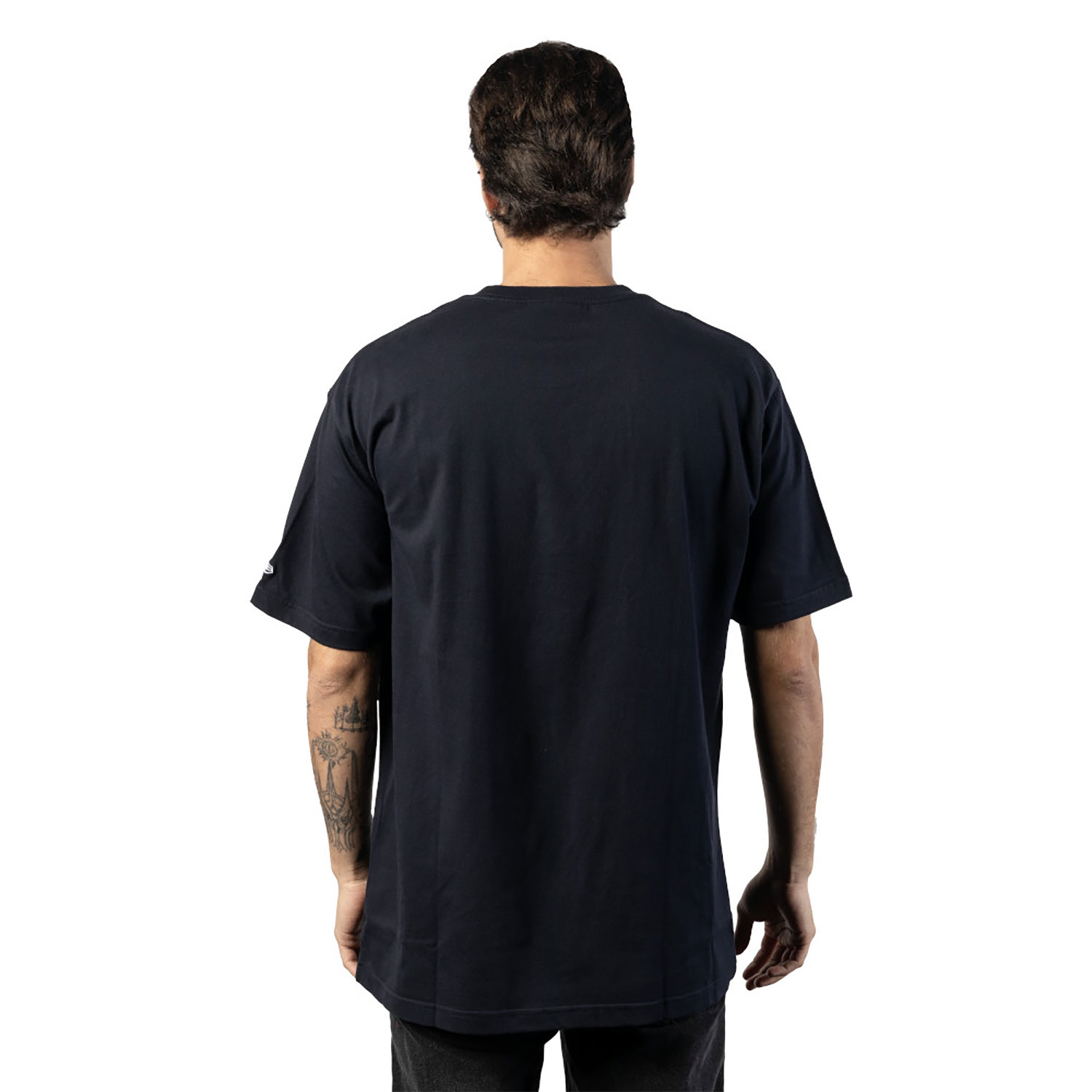 New York Yankees Black Watch Tartan Navy T-Shirt