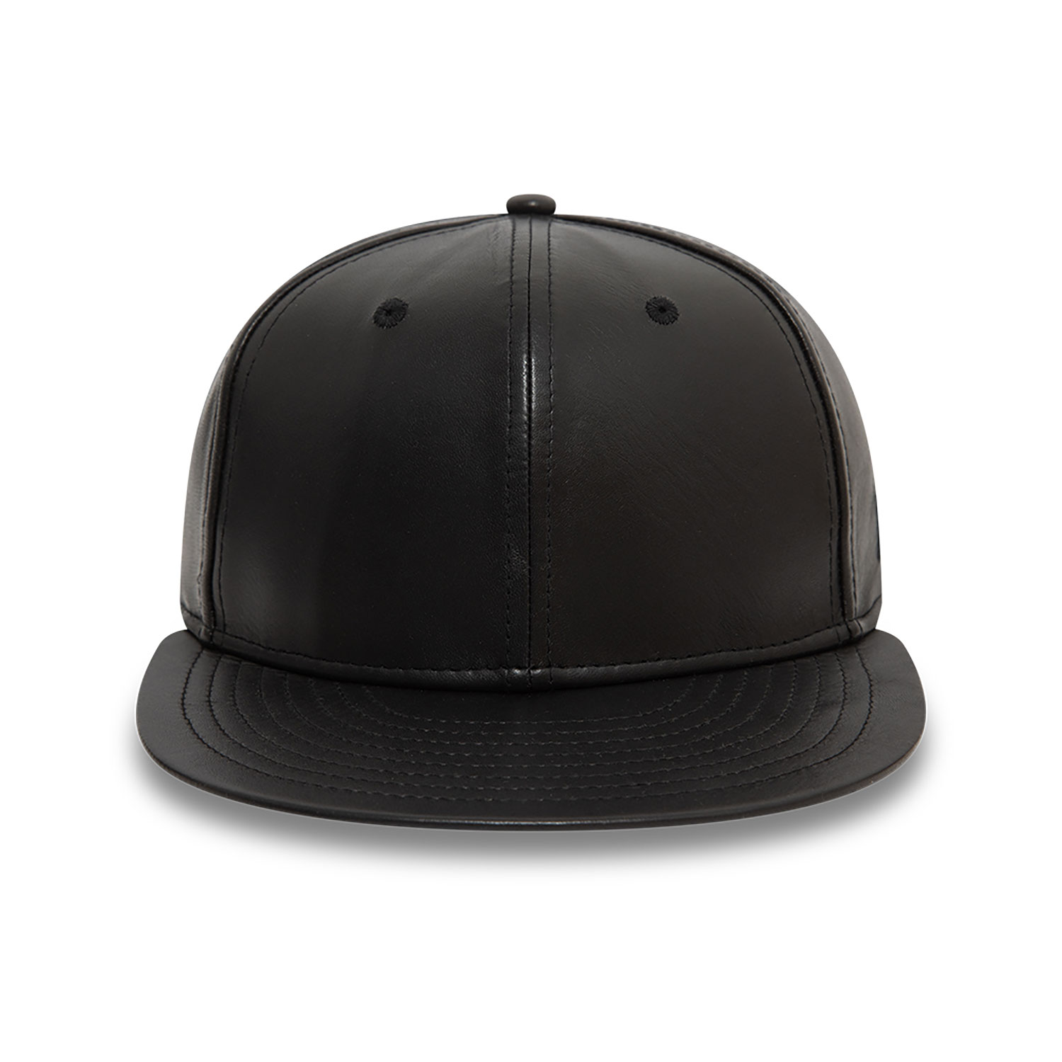 New Era Leather Black 59FIFTY Fitted Cap