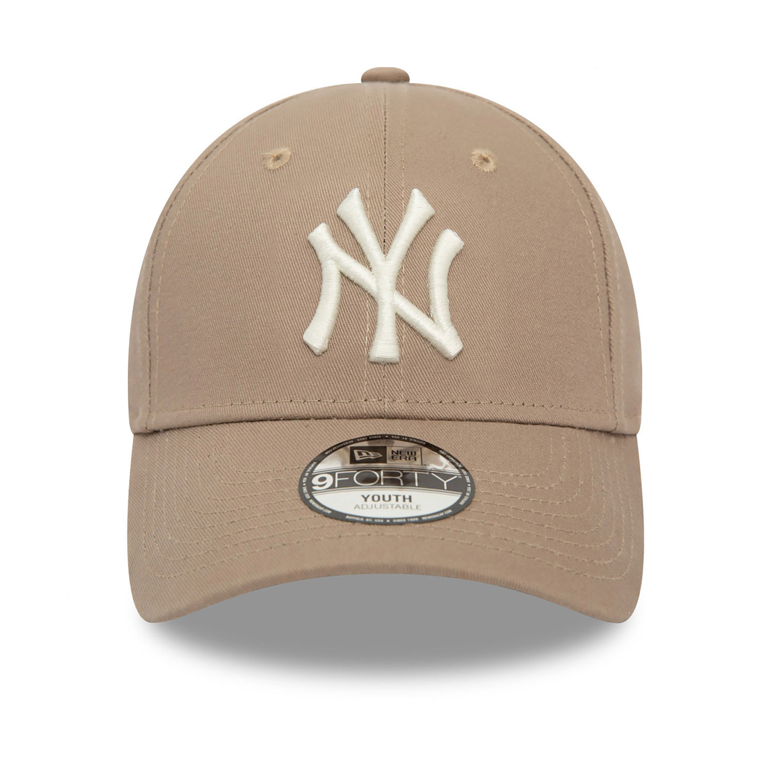 New York Yankees Youth League Essential Beige 9FORTY Adjustable Cap