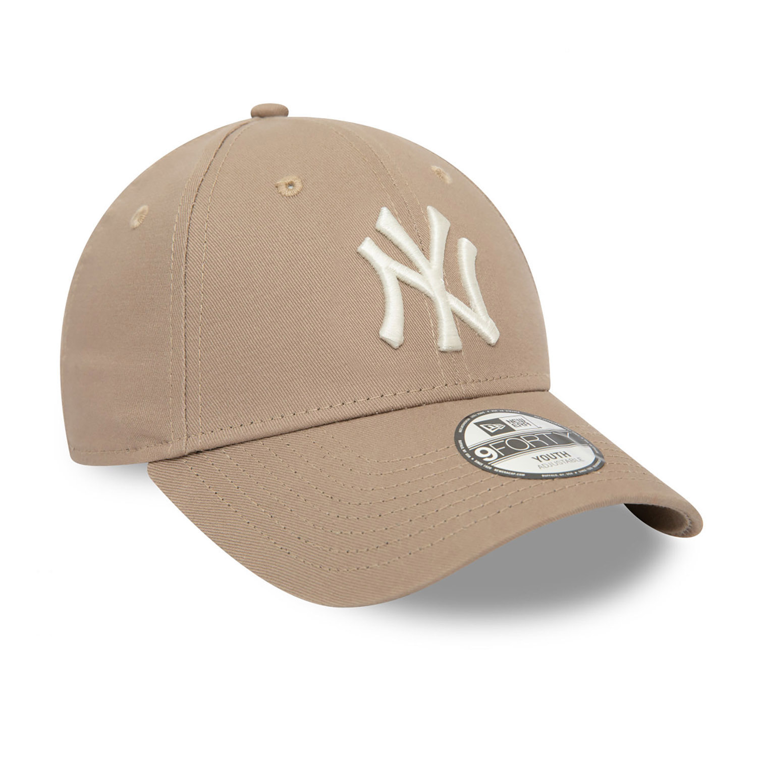 New York Yankees Youth League Essential Beige 9FORTY Adjustable Cap