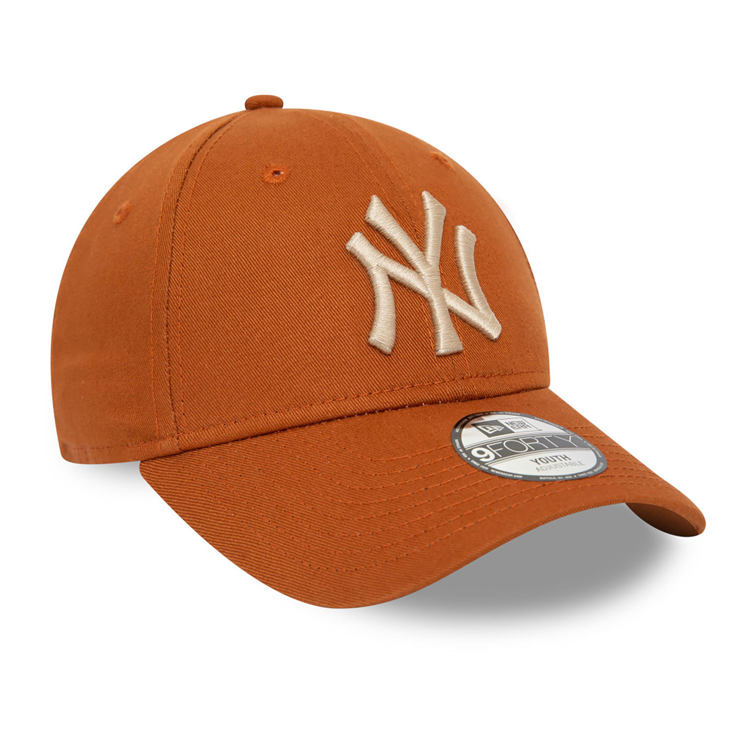 New York Yankees Youth League Essential Brown 9FORTY Adjustable Cap