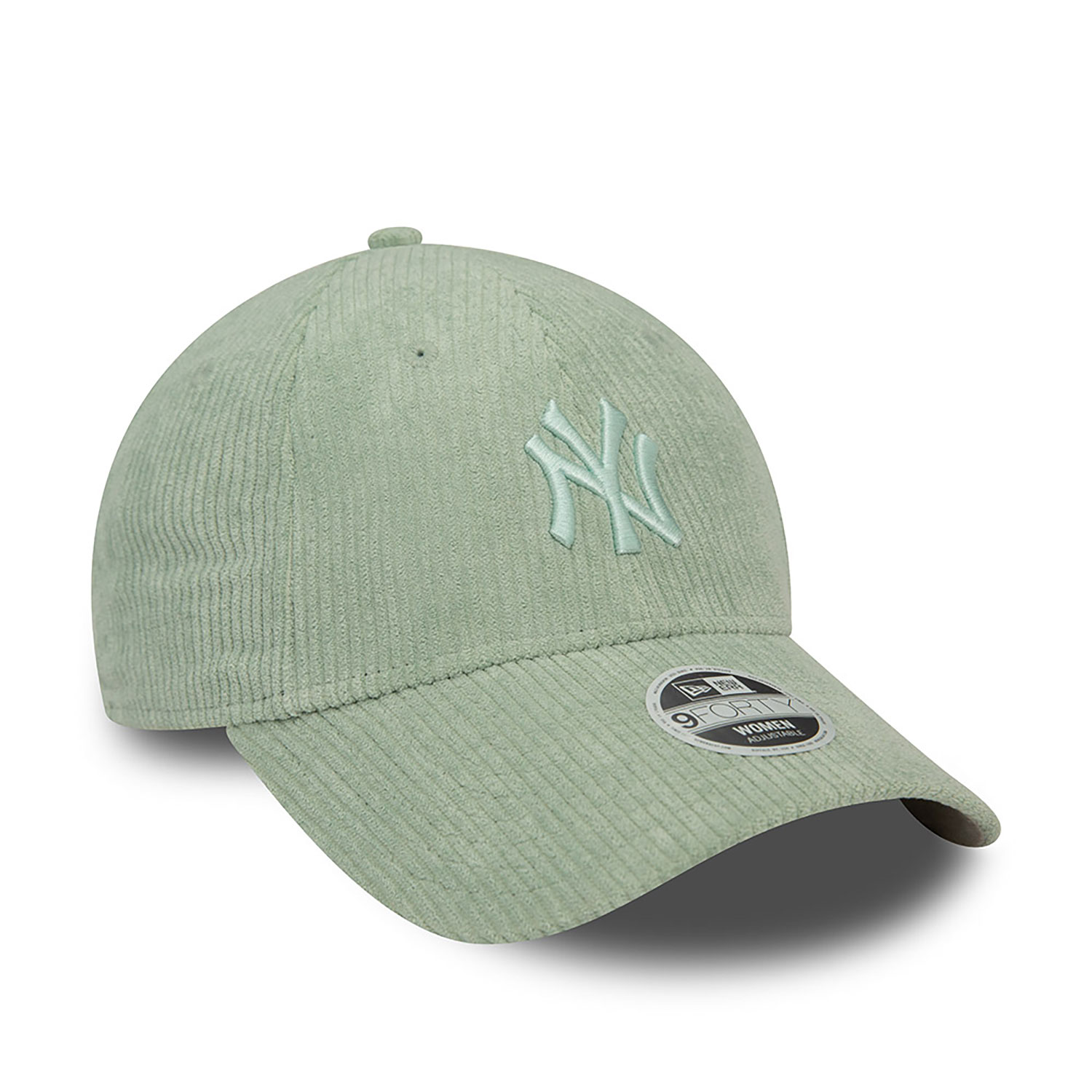 New York Yankees Womens Summer Cord Green 9FORTY Adjustable Cap
