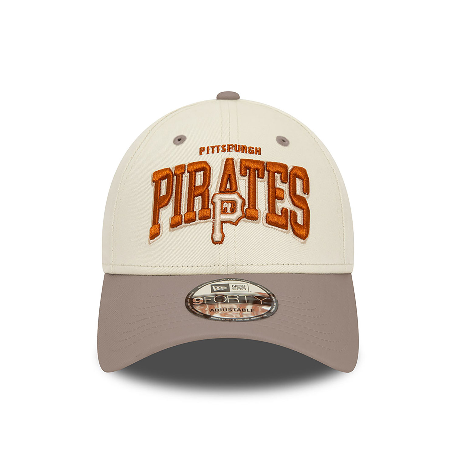 Pittsburgh Pirates White Crown Ivory 9FORTY Adjustable Cap