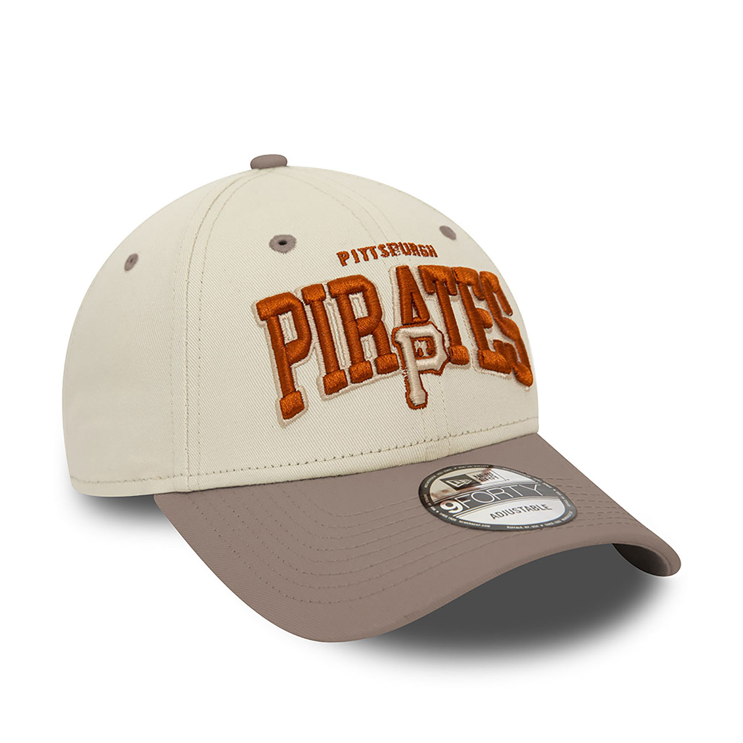 Pittsburgh Pirates White Crown Ivory 9FORTY Adjustable Cap