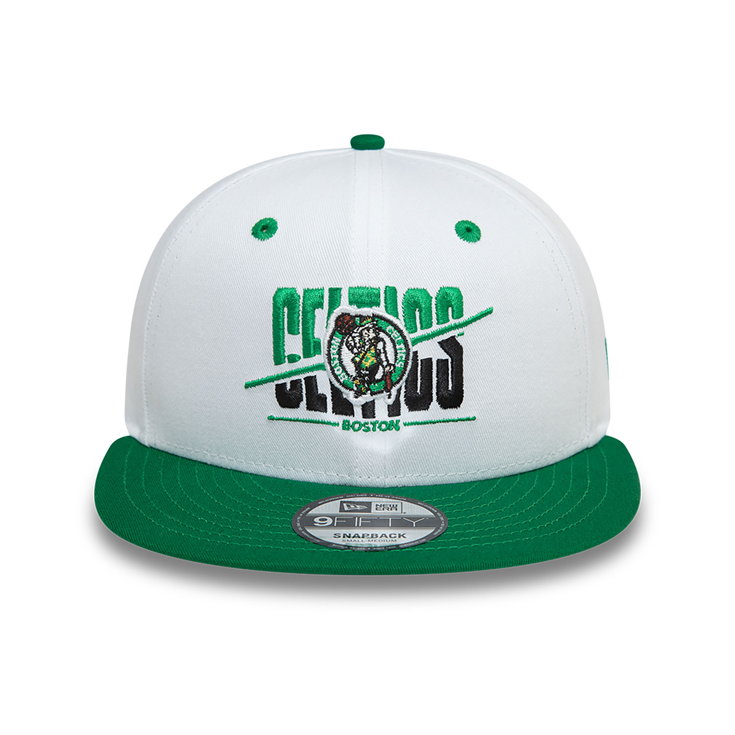 Boston Celtics Crown White 9FIFTY Snapback Cap