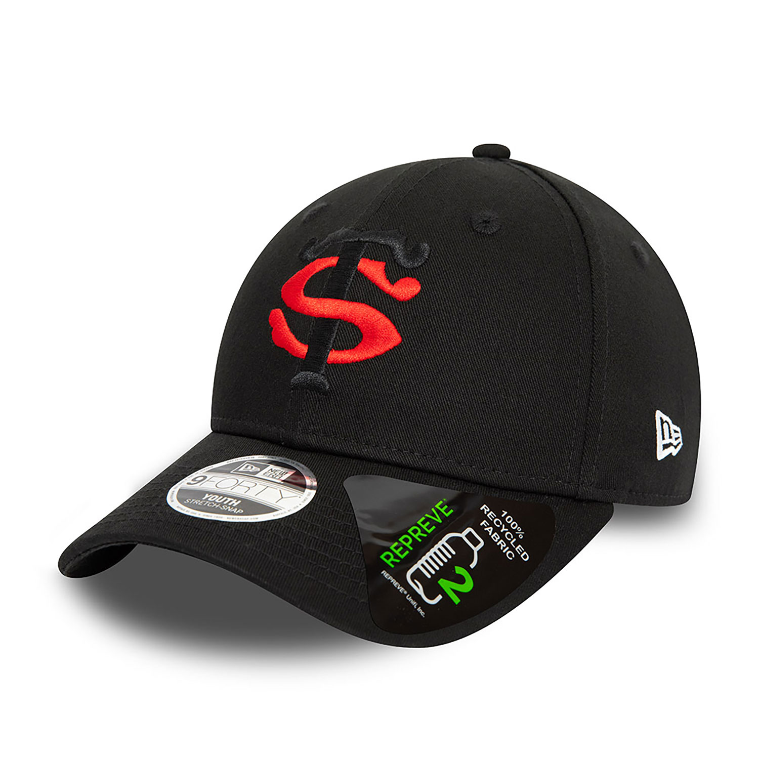 Stade Toulousain Youth Repreve Black 9FORTY Adjustable Cap