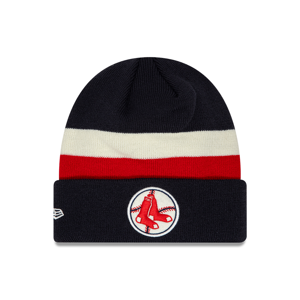 Boston Red Sox Lifestyle Navy Retro Cuff Knit Beanie Hat