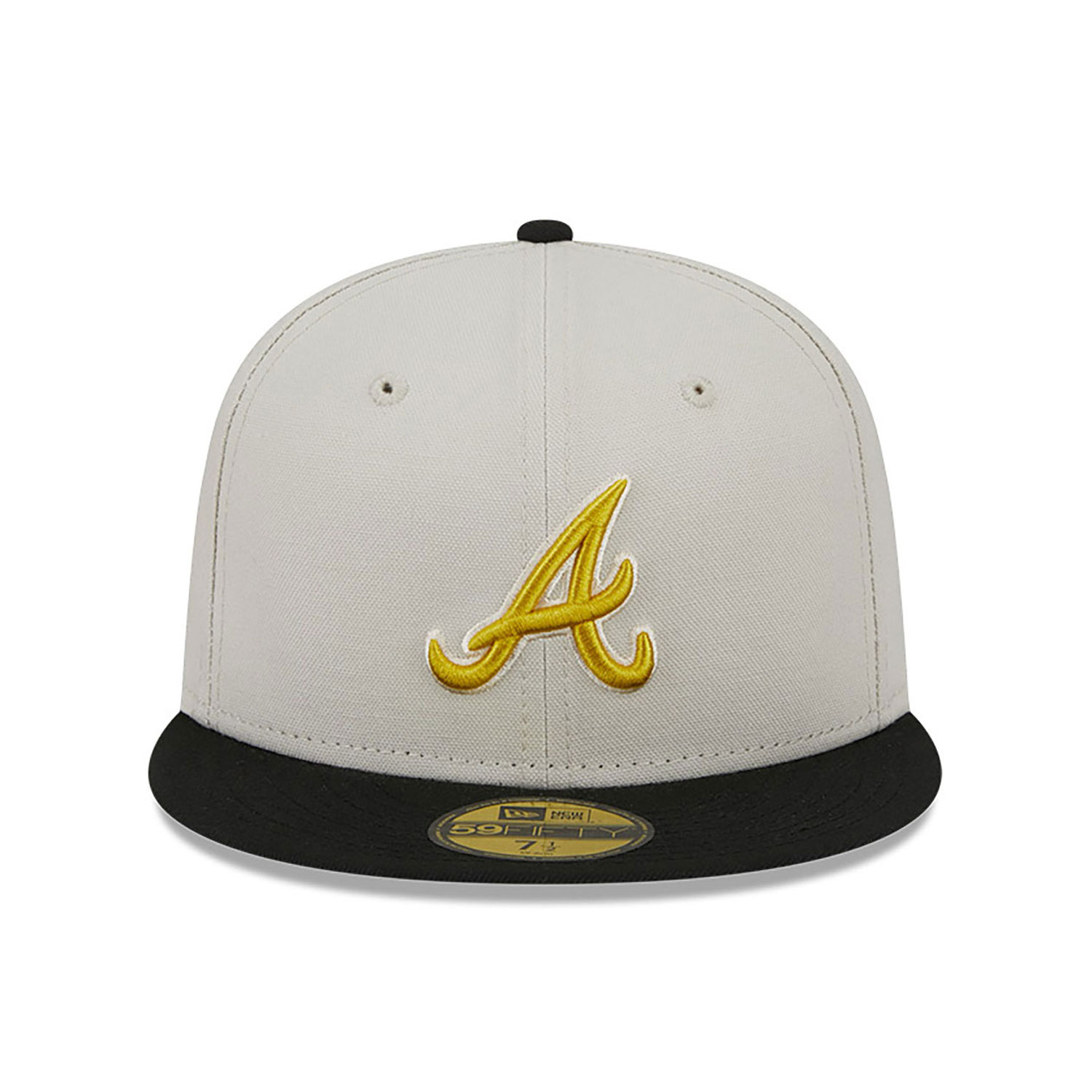 Atlanta Braves Two-Tone Stone 59FIFTY Fitted Cap