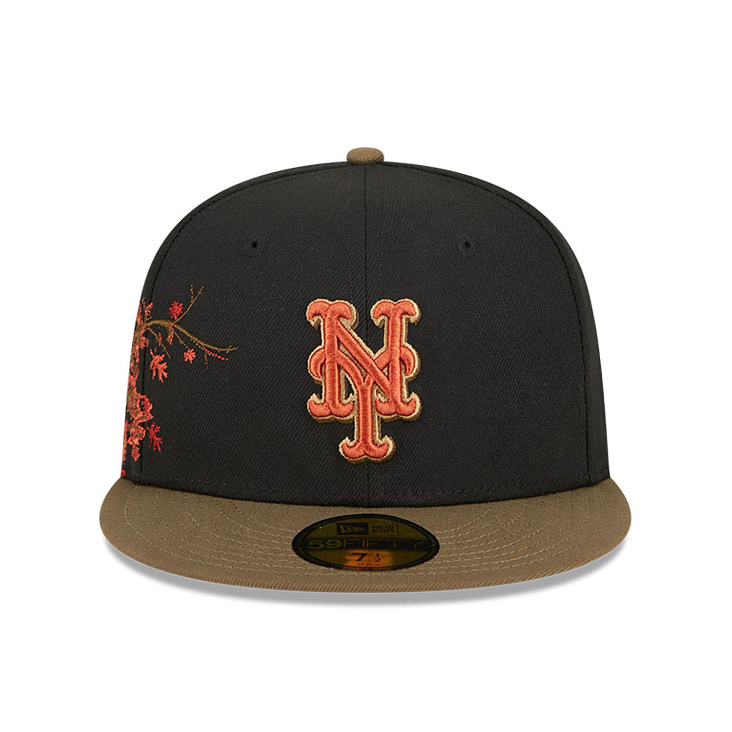 New York Mets Rustic Fall Black 59FIFTY Fitted Cap