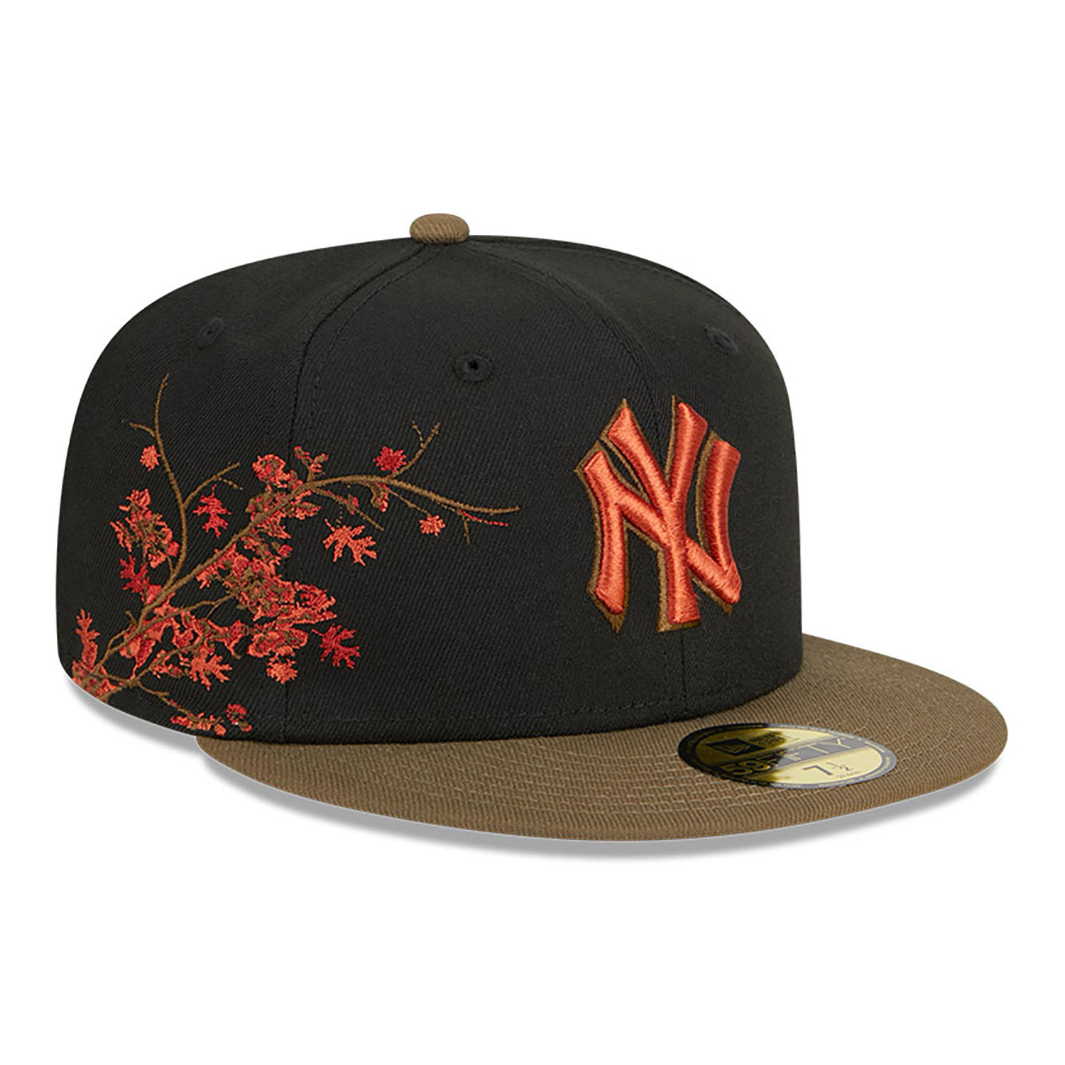 New York Yankees Rustic Fall Black 59FIFTY Fitted Cap