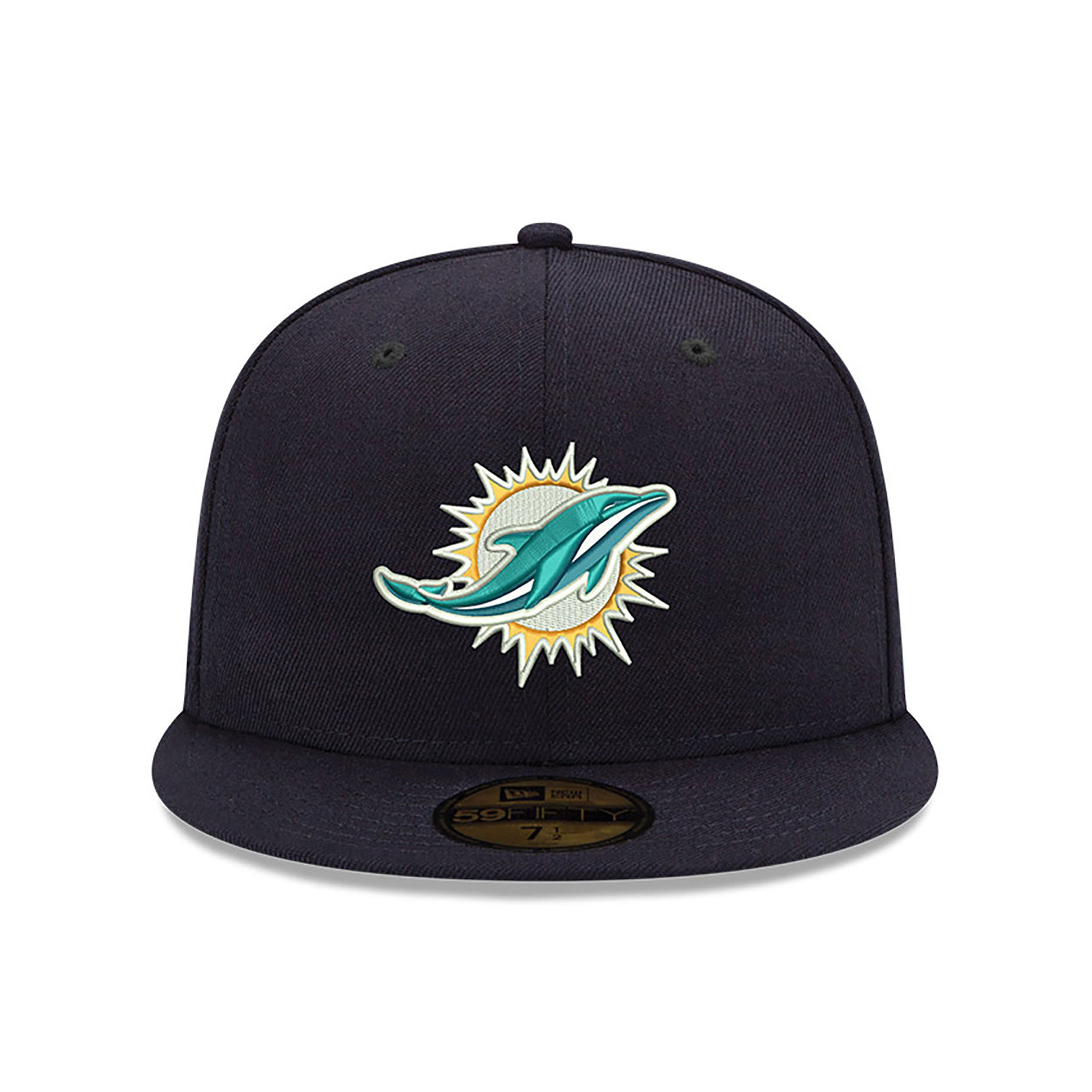 Miami Dolphins NFL Treasure Island Navy 59FIFTY Fitted Cap