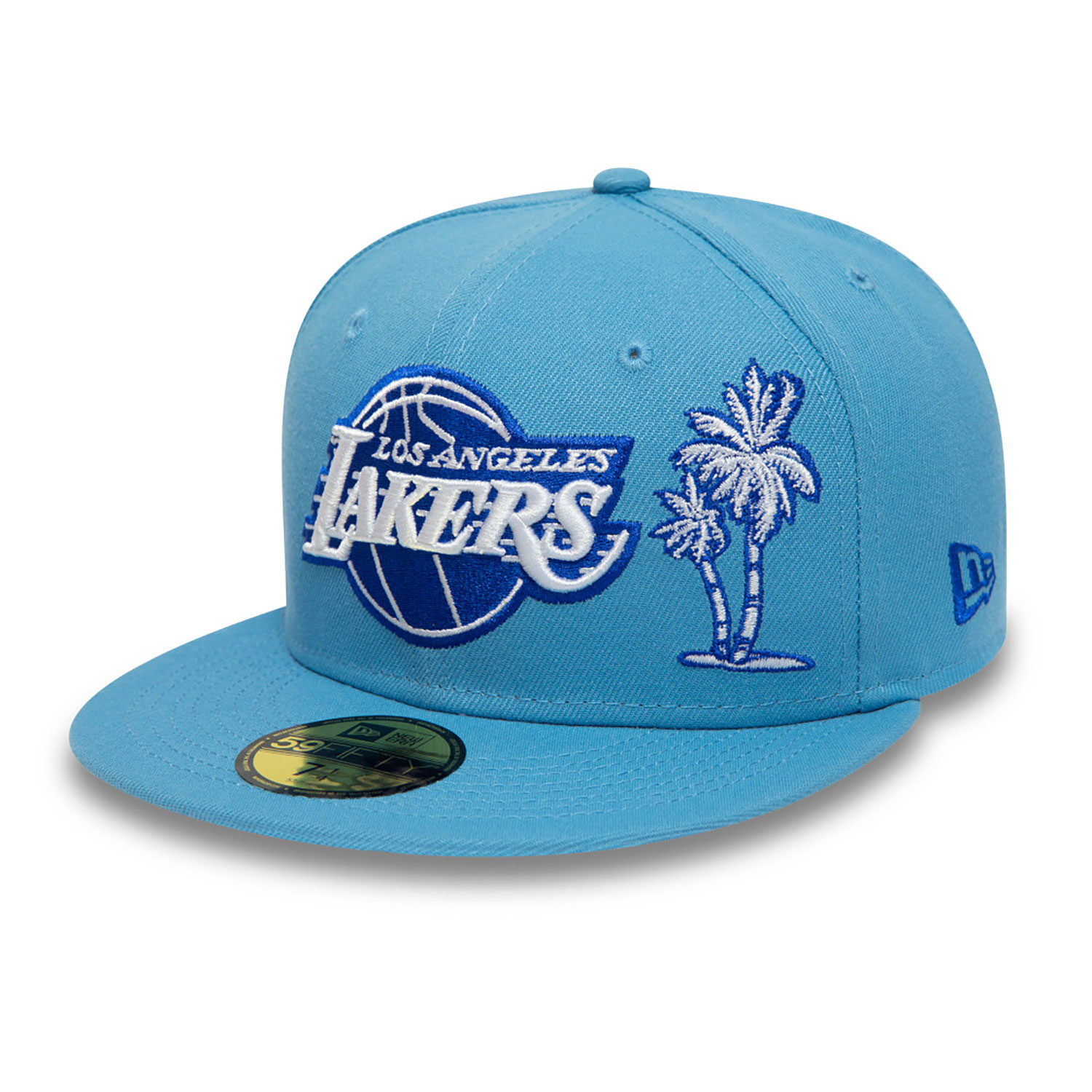 LA Lakers NBA Elevate Pastel Blue 59FIFTY Fitted Cap