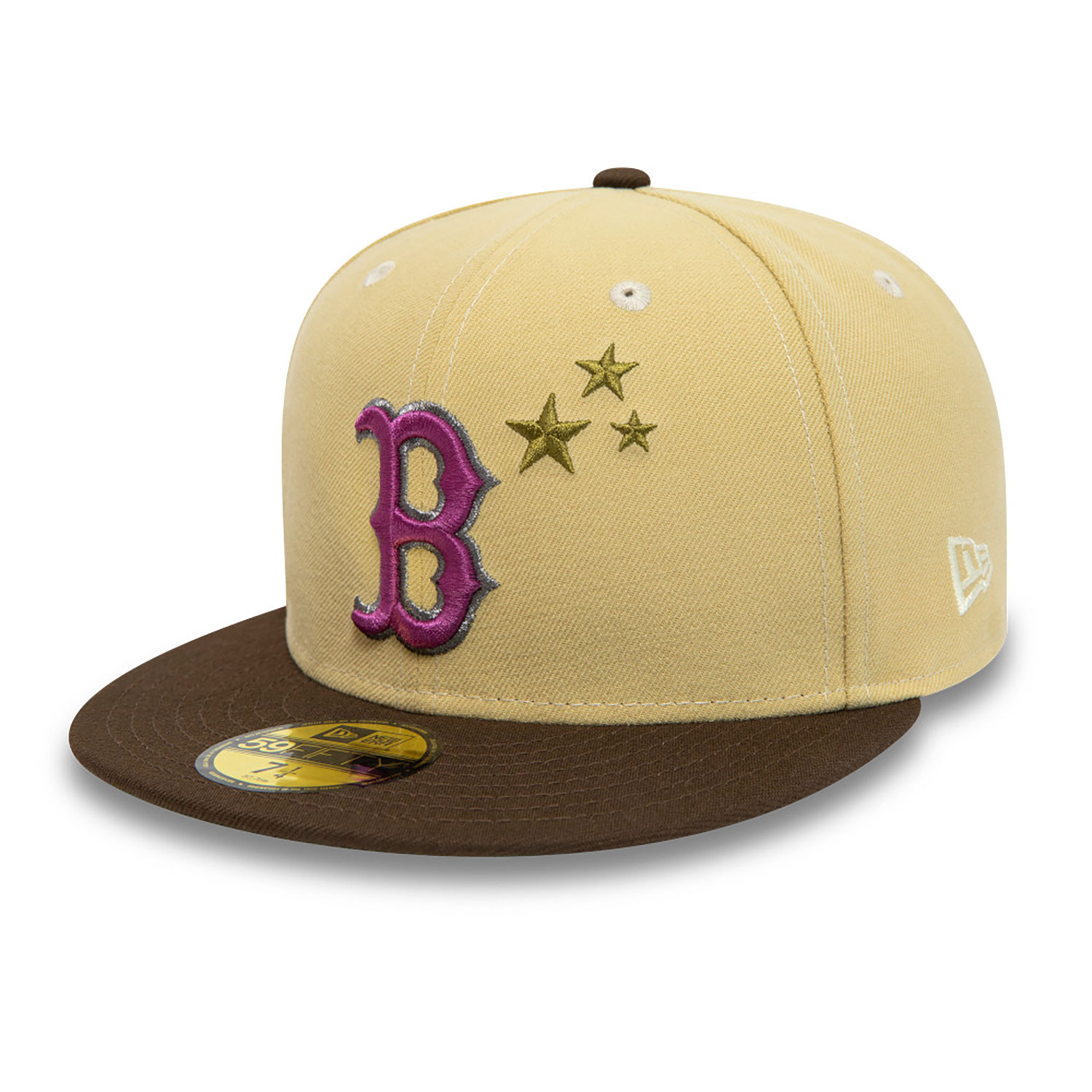 Boston Red Sox MLB Starry Light Beige 59FIFTY Fitted Cap