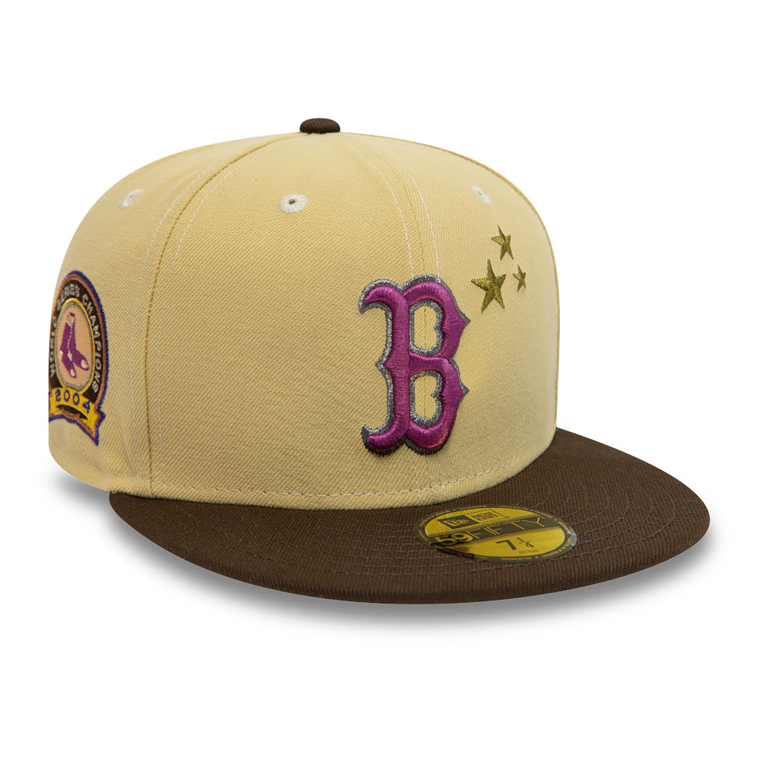 Boston Red Sox MLB Starry Light Beige 59FIFTY Fitted Cap