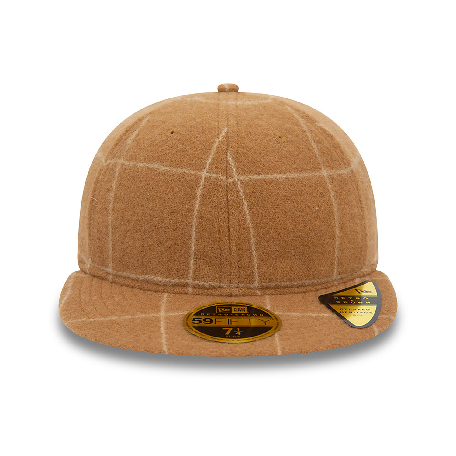 New Era ReWool Beige 59FIFTY Retro Crown Fitted Cap