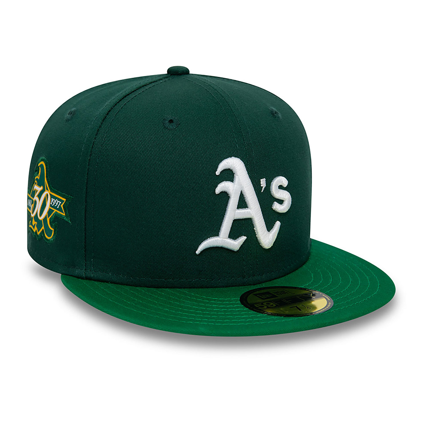Oakland Athletics MLB Team Colour Green 59FIFTY Fitted Cap