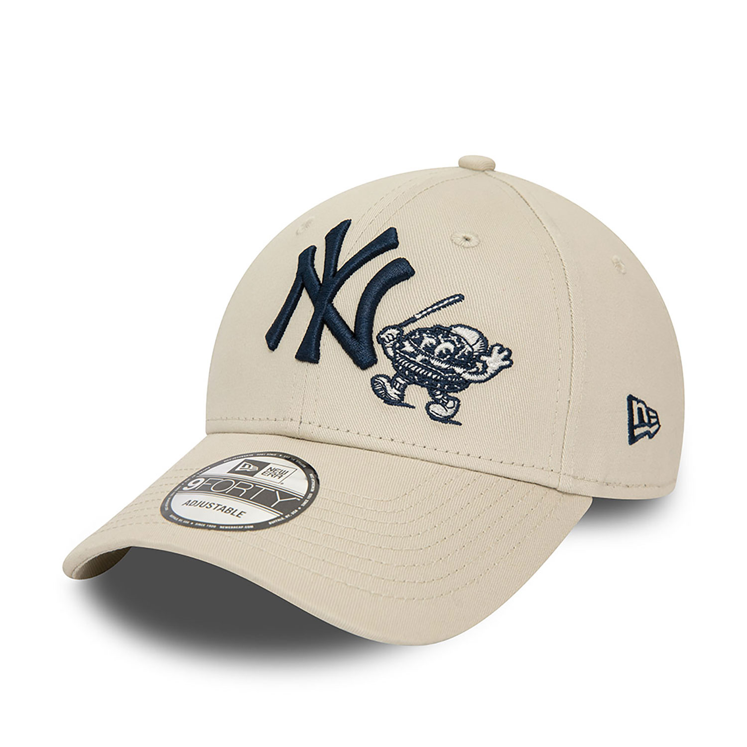 New York Yankees Food Character Stone 9FORTY Adjustable Cap