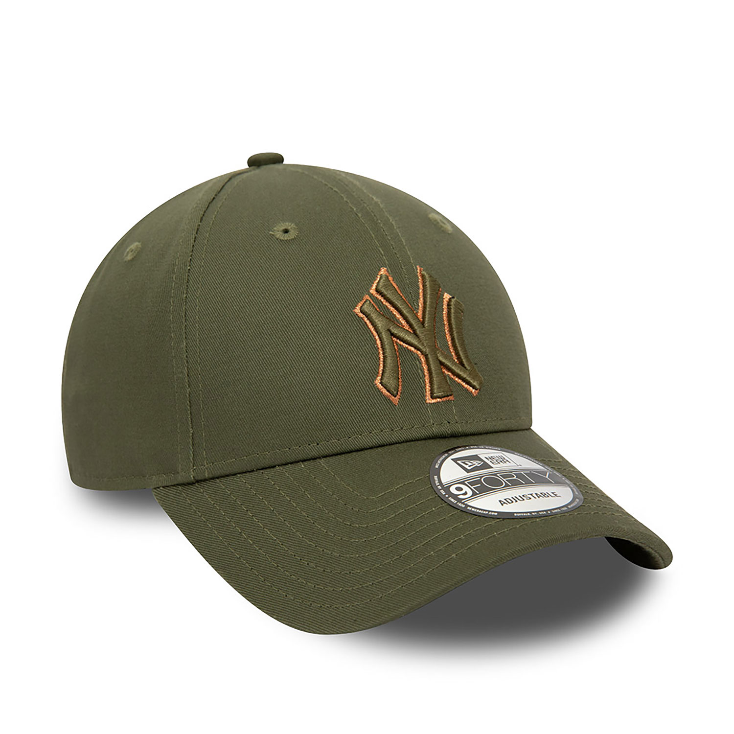 New York Yankees Metallic Outline Green 9FORTY Adjustable Cap