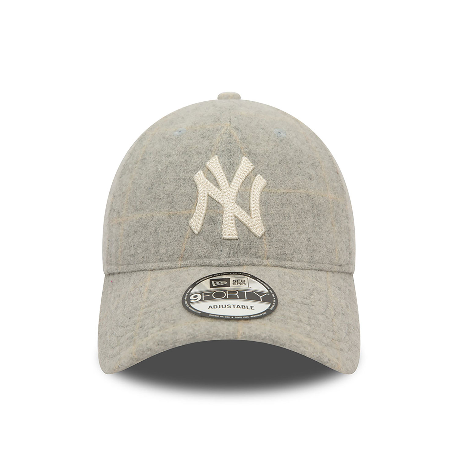 New York Yankees MLB ReWool Grey 9FORTY Adjustable Cap