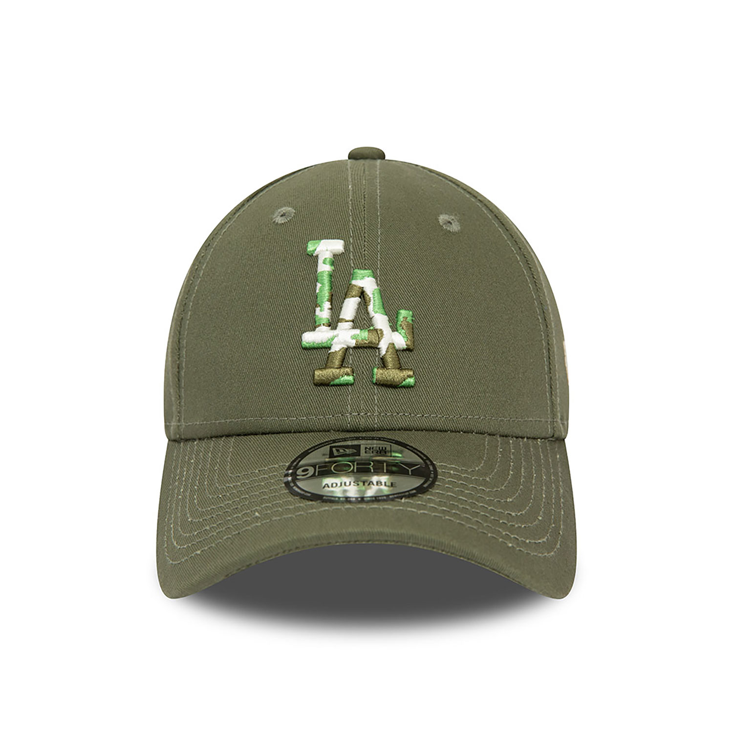 LA Dodgers MLB Seasonal Infill Green 9FORTY Adjustable Cap