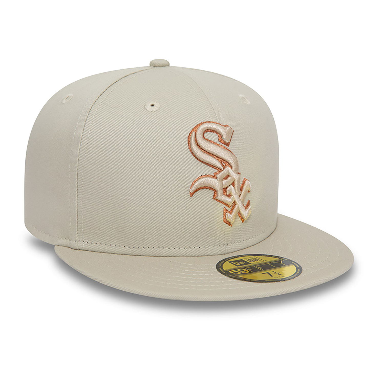 Chicago White Sox Metallic Outline Stone 59FIFTY Fitted Cap