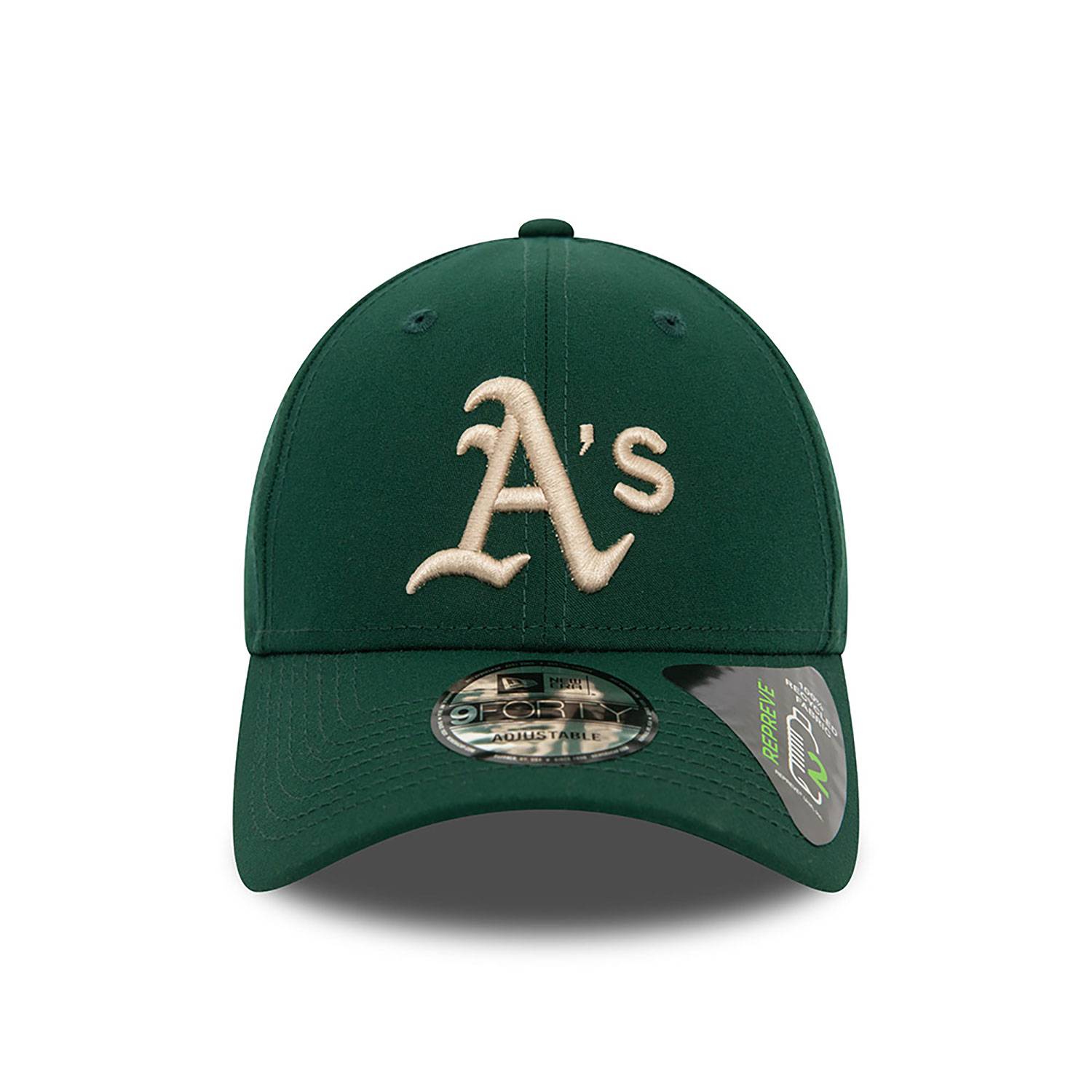 Oakland Athletics MLB Repreve Green 9FORTY Adjustable Cap