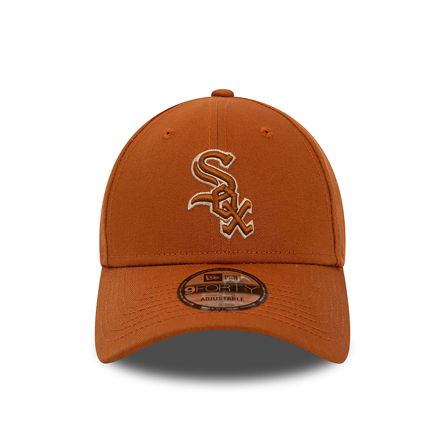 Chicago White Sox MLB Team Outline Brown 9FORTY Adjustable Cap