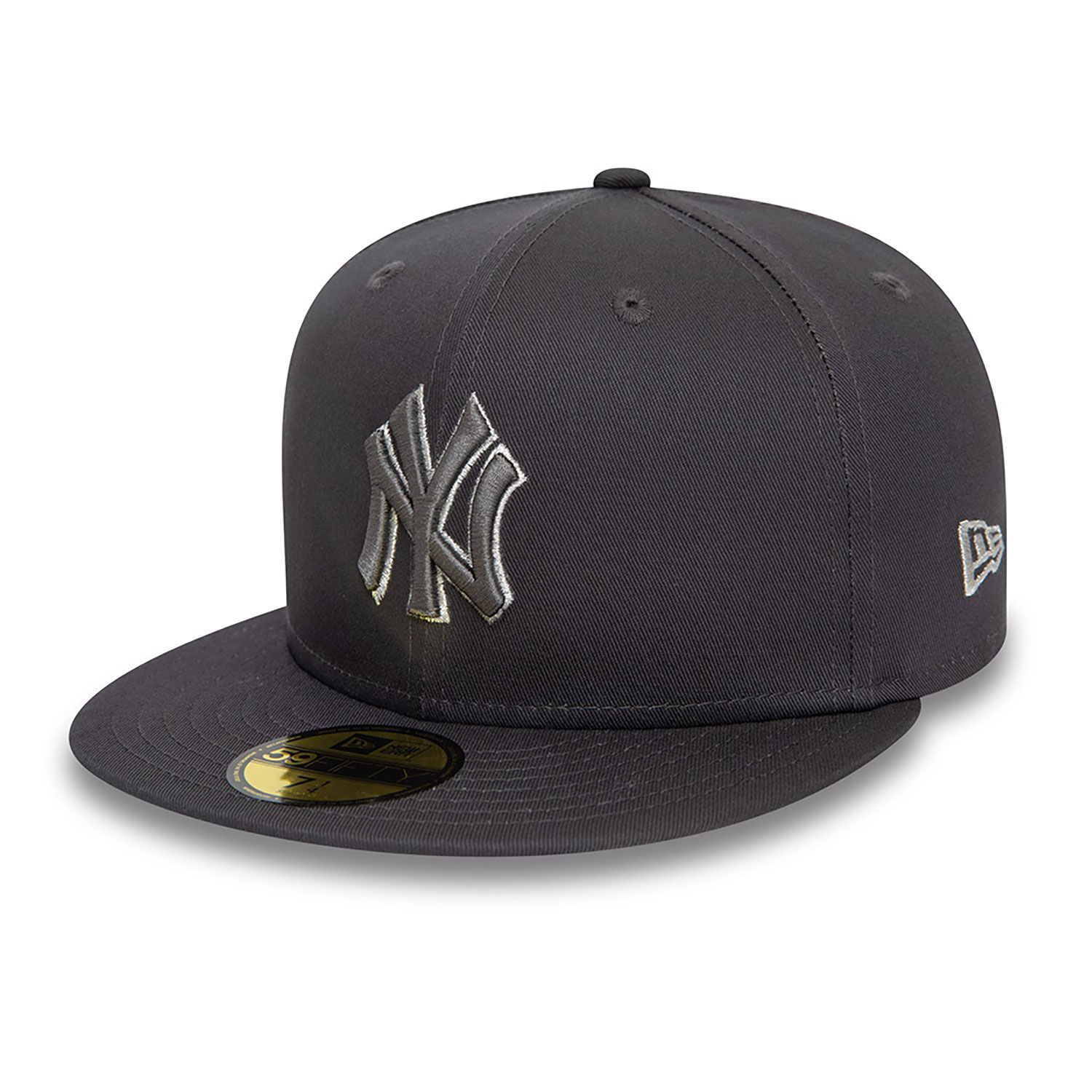 New York Yankees Metallic Outline Grey 59FIFTY Fitted Cap