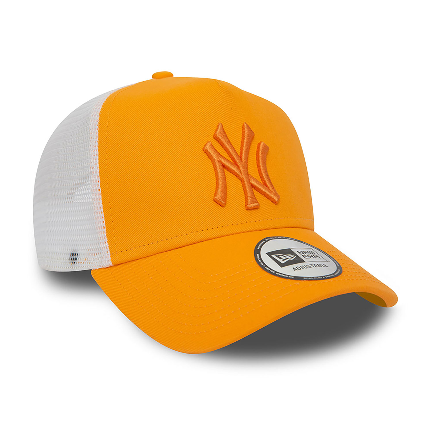 New York Yankees League Essential Papaya Smoothie Trucker Cap