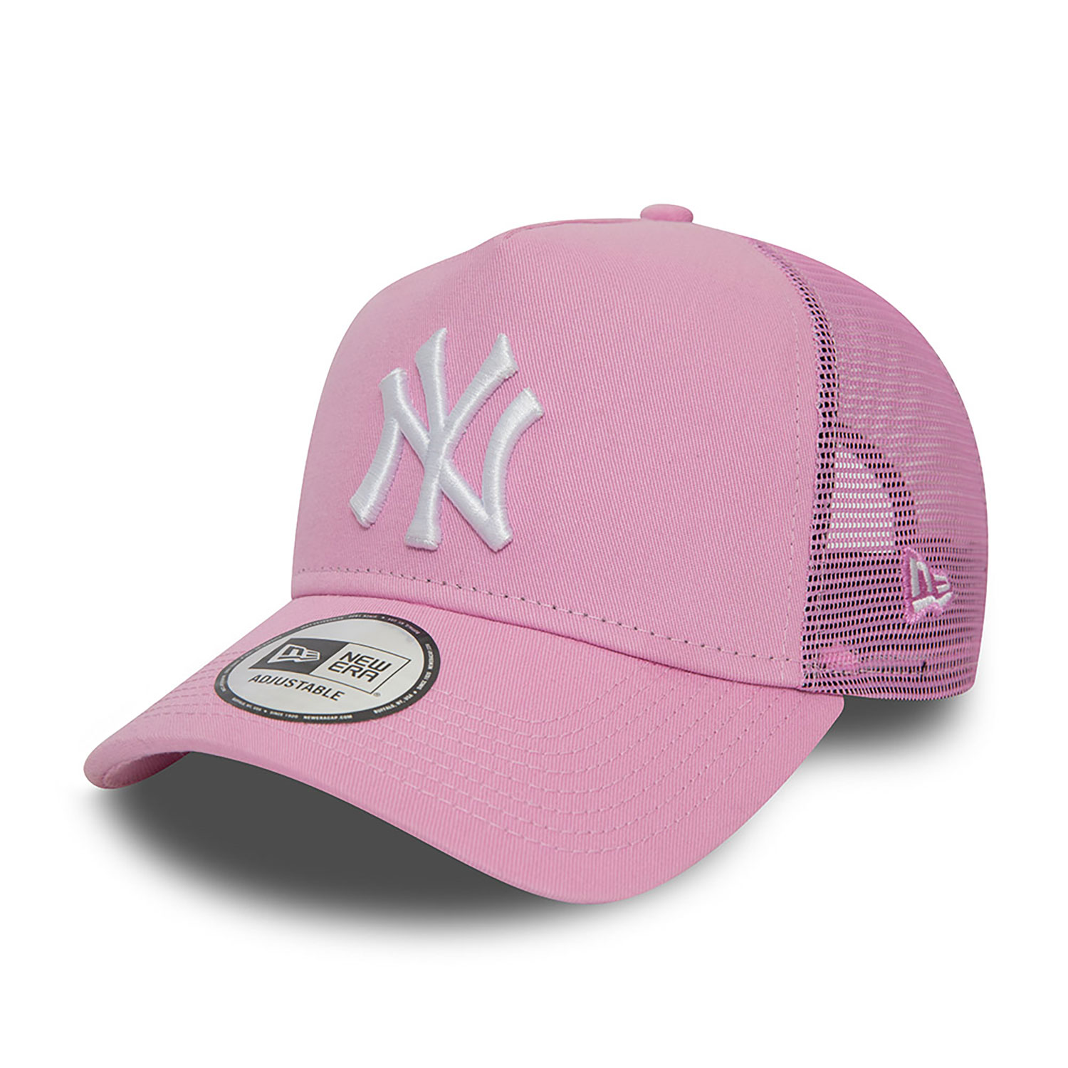 New York Yankees League Essential Pink Trucker Cap